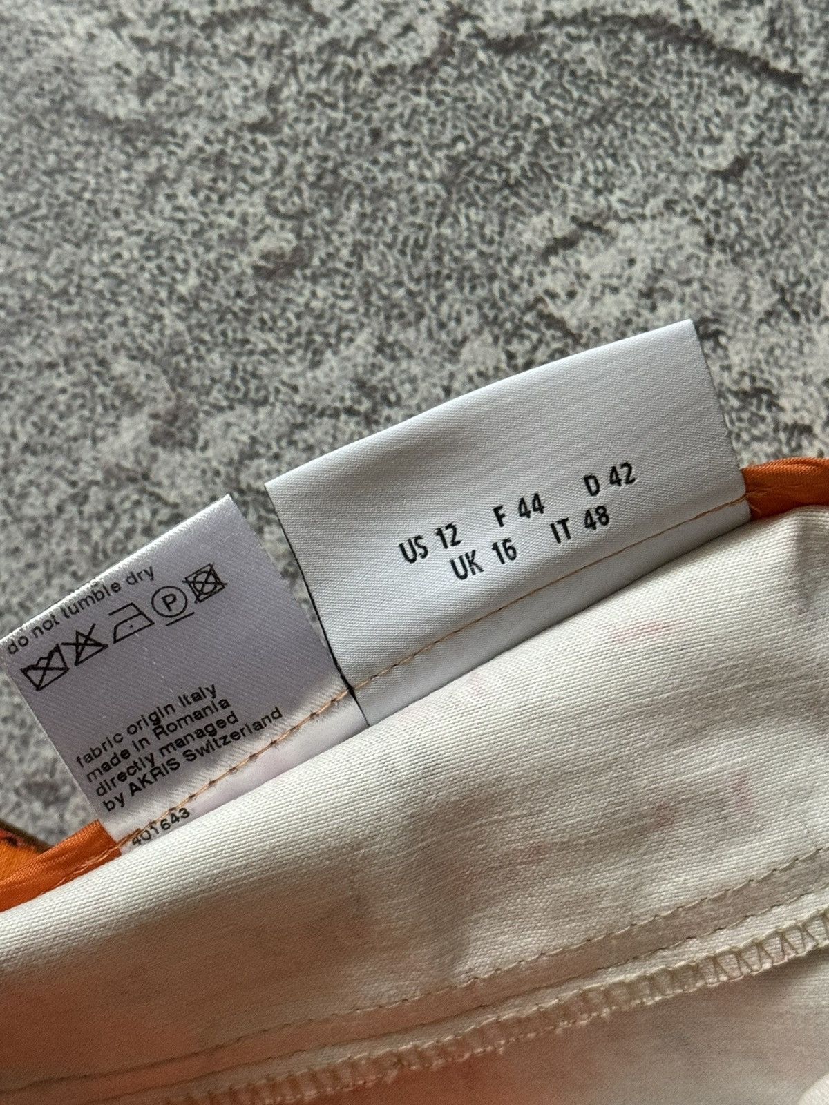 Akris Akris punto US12 F44 UK16 I48 all printed pant trouser chino Size 34" / US 12 / IT 48 - 10 Thumbnail