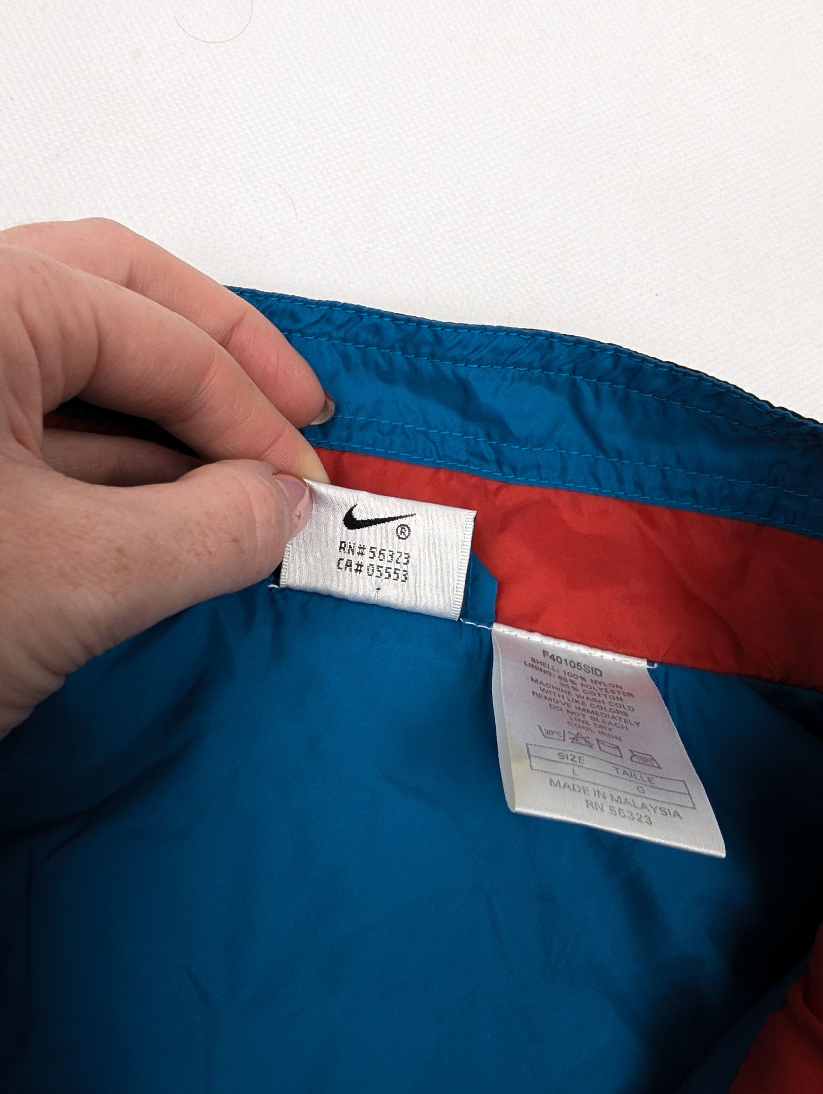 Nike × Vintage Nike vintage nylon jacket swoosh L Size US L / EU 52-54 / 3 - 6 Thumbnail