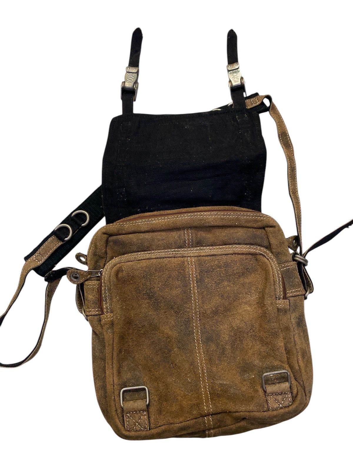 Genuine Leather × If Six Was Nine Rare Vintage Beverly Hills Leather Sling Bag Size ONE SIZE - 6 Thumbnail