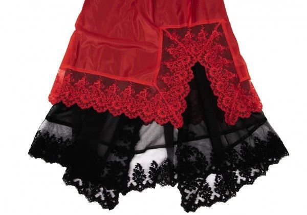 Comme des Garcons Comme des Garcons size S Black and red lace embroidery ove Size 23" - 3 Thumbnail