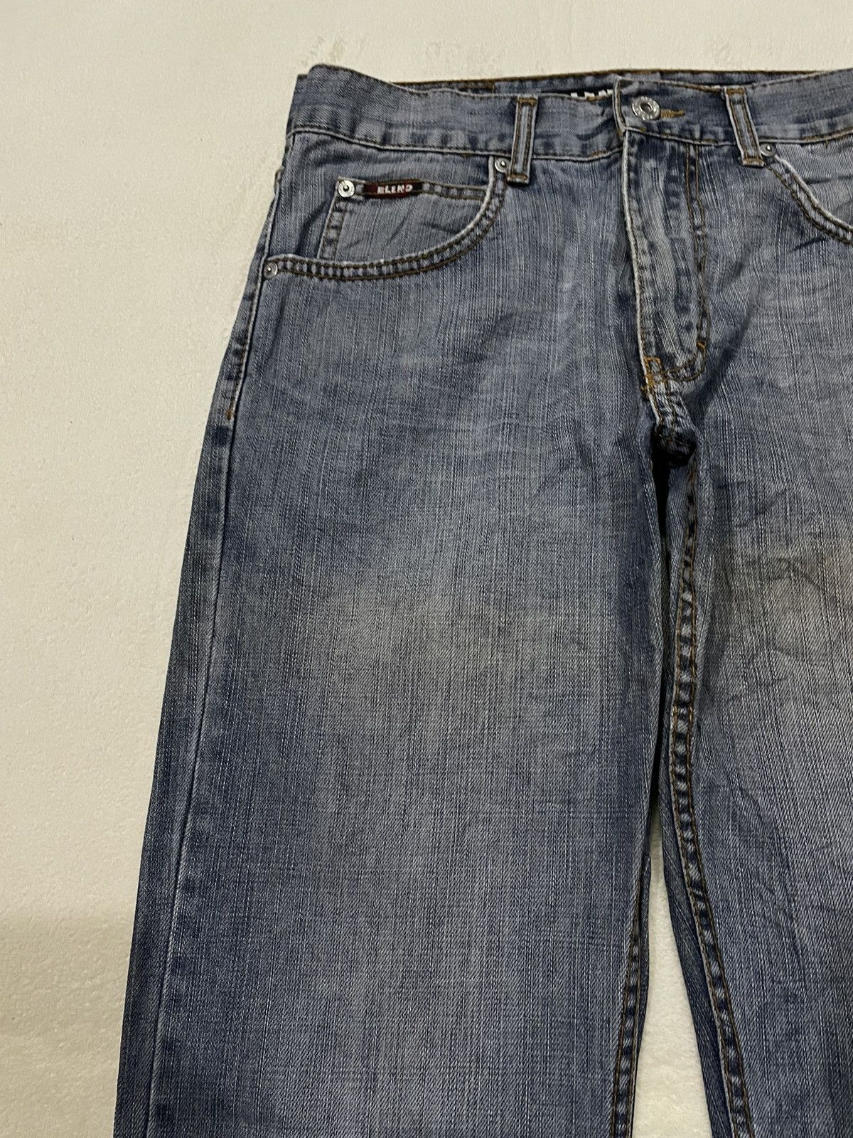 Blends Vintage Blend Denim Boot Cut Mudwash Jeans Size US 32 / EU 48 - 5 Thumbnail