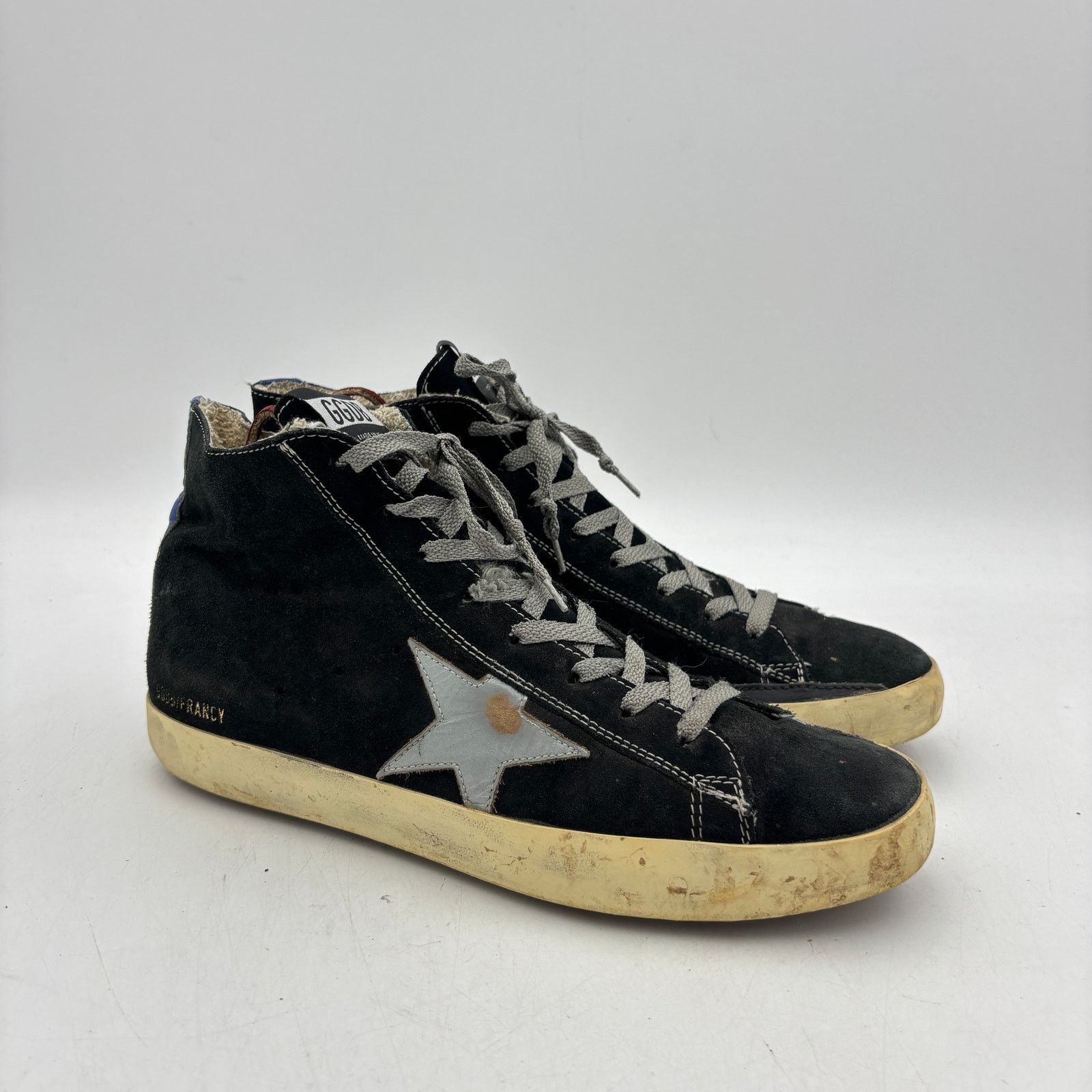 Golden Goose Golden Goose Francy Hi Top Skate Suede Sneakers Men's 41 Size US 8 / EU 41 - 1 Thumbnail