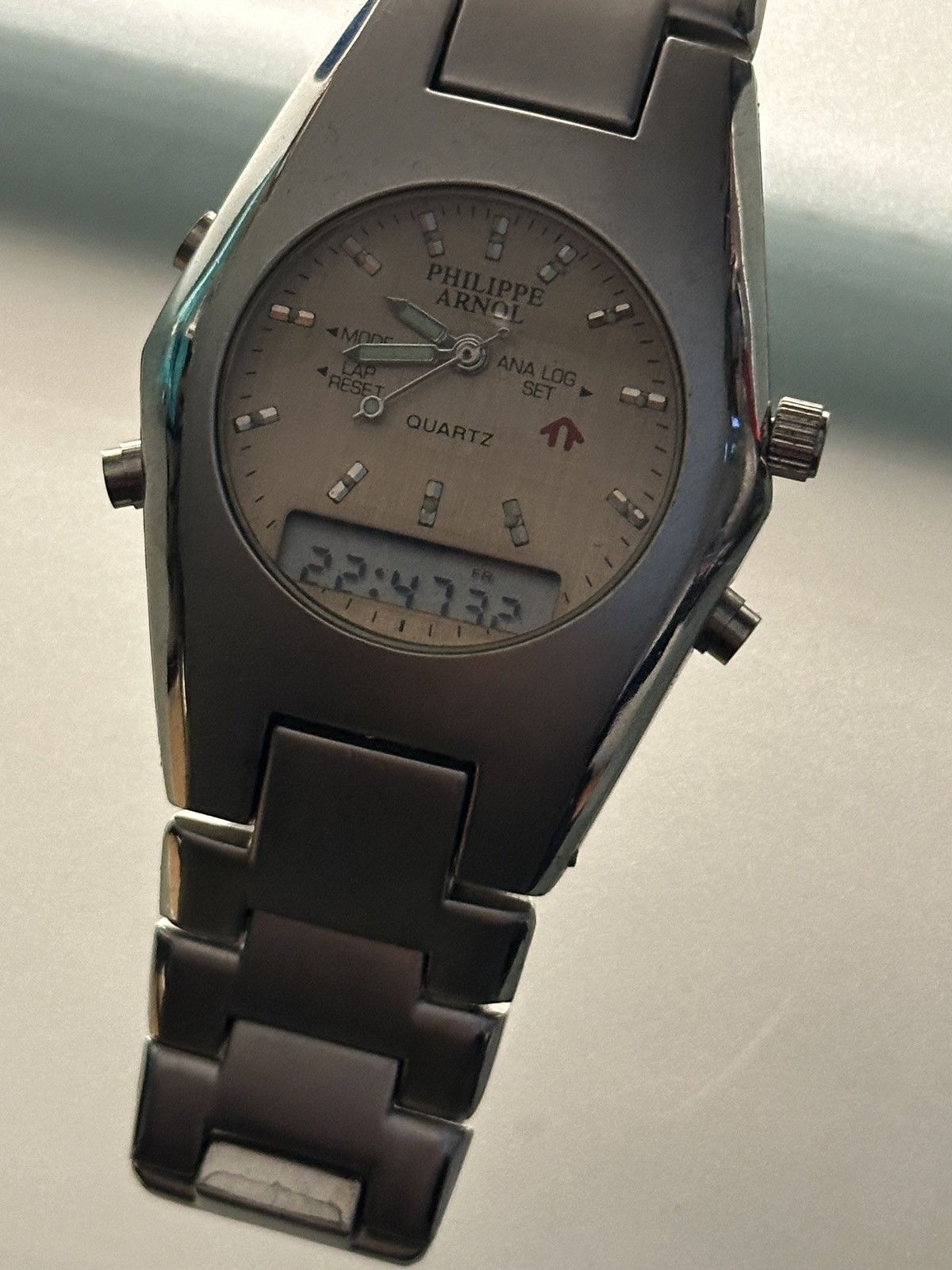 Vintage Vintage Philippe Arnol Ana-Digital Quartz Watch Size ONE SIZE - 3 Thumbnail