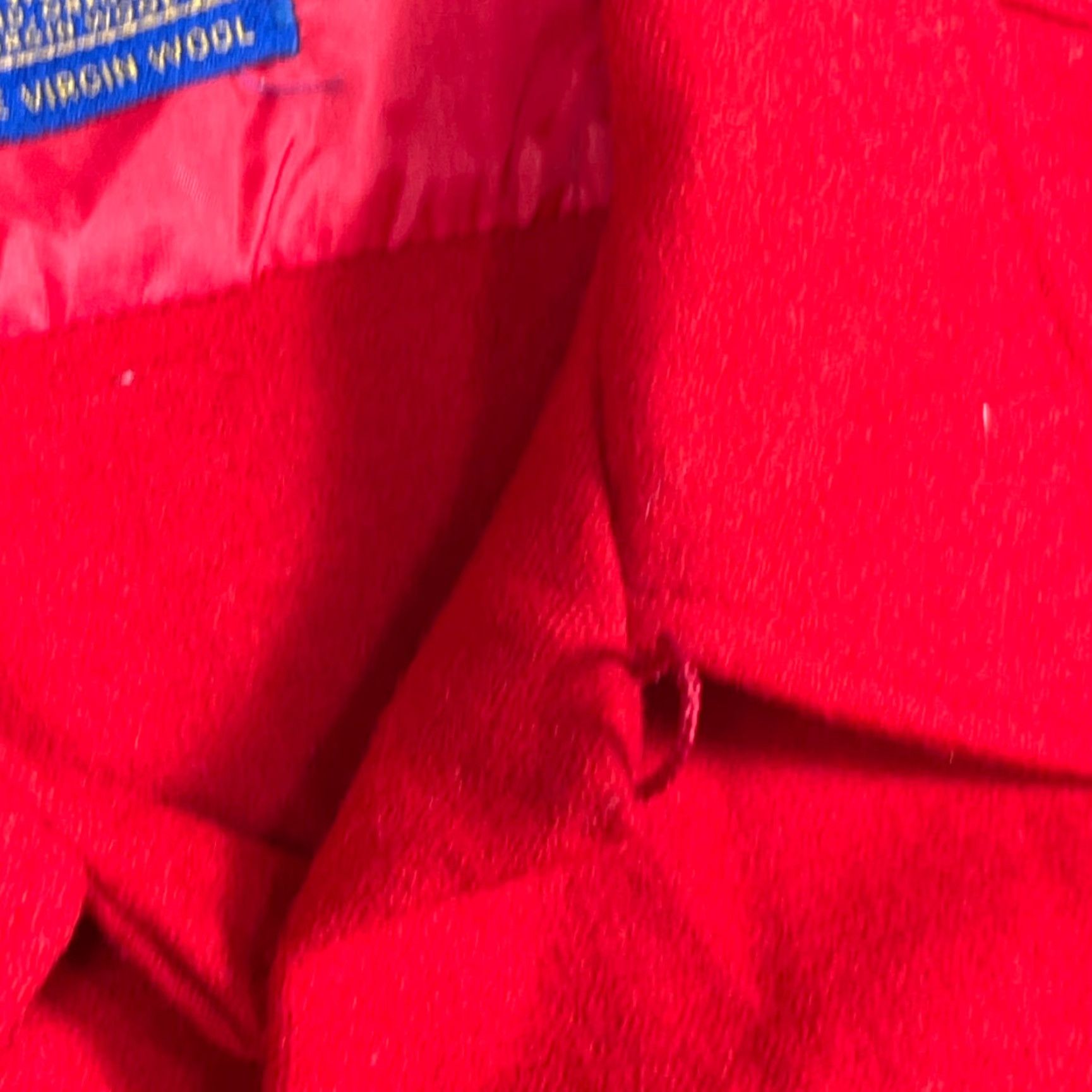 Pendleton VINTAGE Pendleton Shirt Men M Red Wool Button-Up Collared - 70s 80s Camp Shirt, Solid, 80s, Modern, Classic, Preppy Size US M / EU 48-50 / 2 - 5 Thumbnail