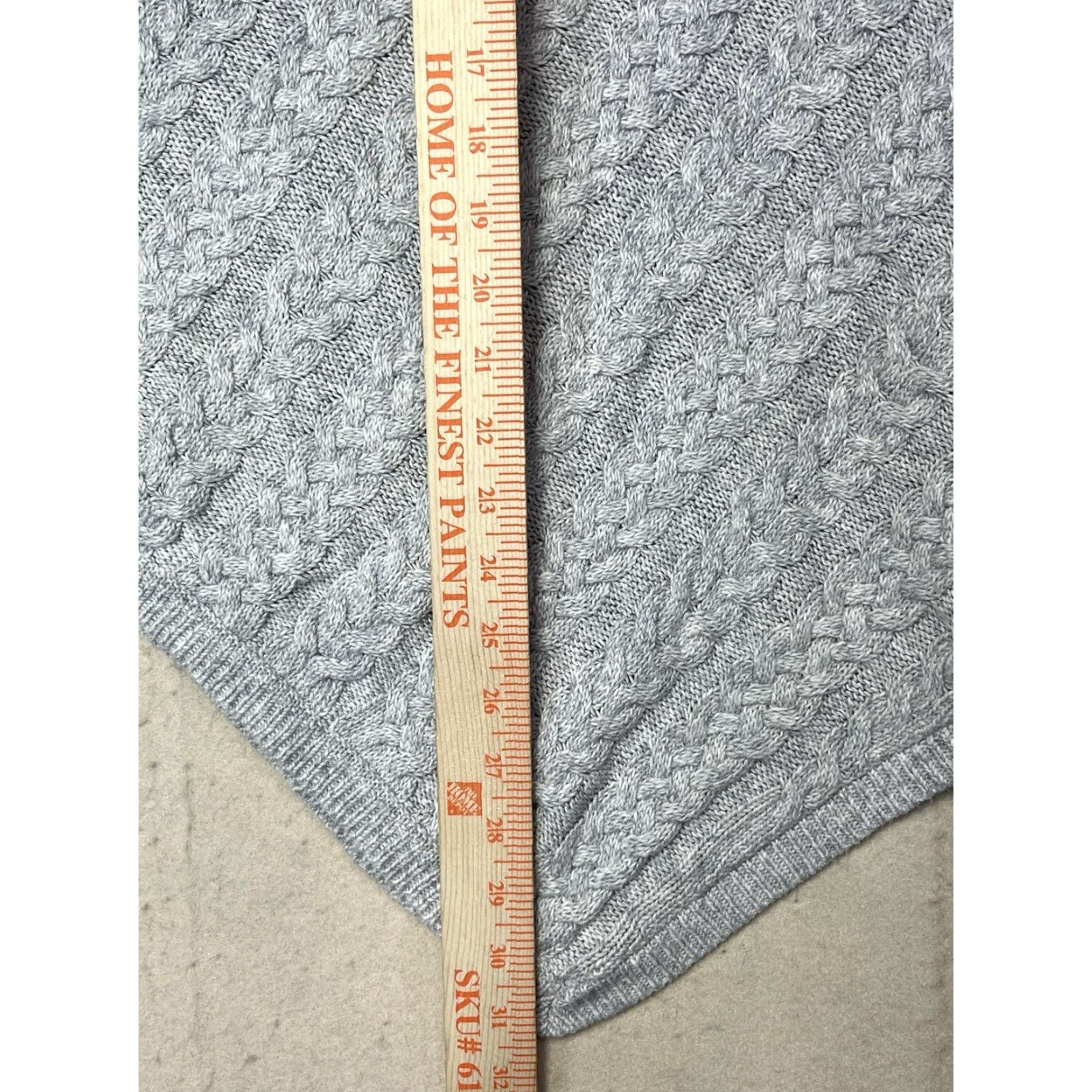 White House Black Market White House Black Market WHBM Gray Poncho Sweater Medium Size M / US 6-8 / IT 42-44 - 3 Thumbnail