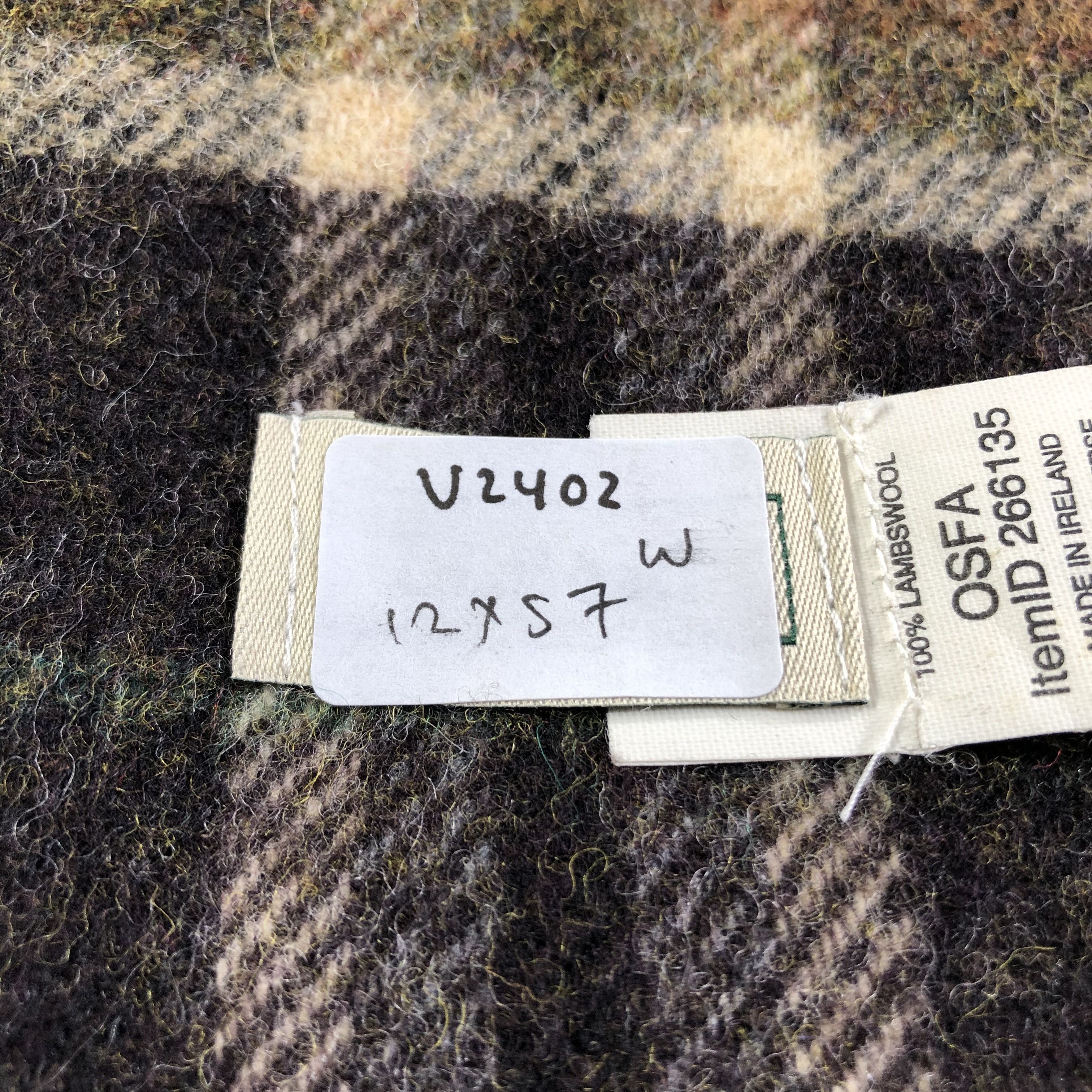 L.L. Bean L.L. Bean Tartan Wool Scarf Muffler Neckwear V2402 Size ONE SIZE - 10 Thumbnail