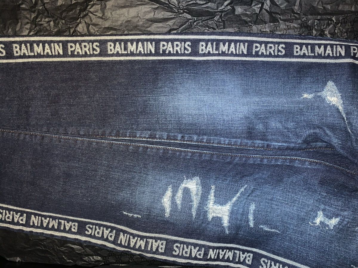 Balmain Balmain Logo-Stripe Skinny Jeans Size US 30 / EU 46 - 8 Thumbnail
