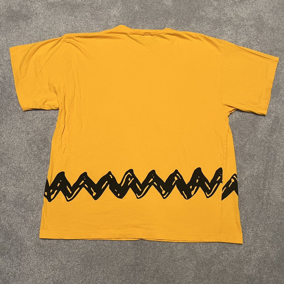 Peanuts Vintage Y2K Peanuts Cedar Fair Charlie Brown Zig Zag T Shirt Size US XXL / EU 58 / 5 - 2 Thumbnail