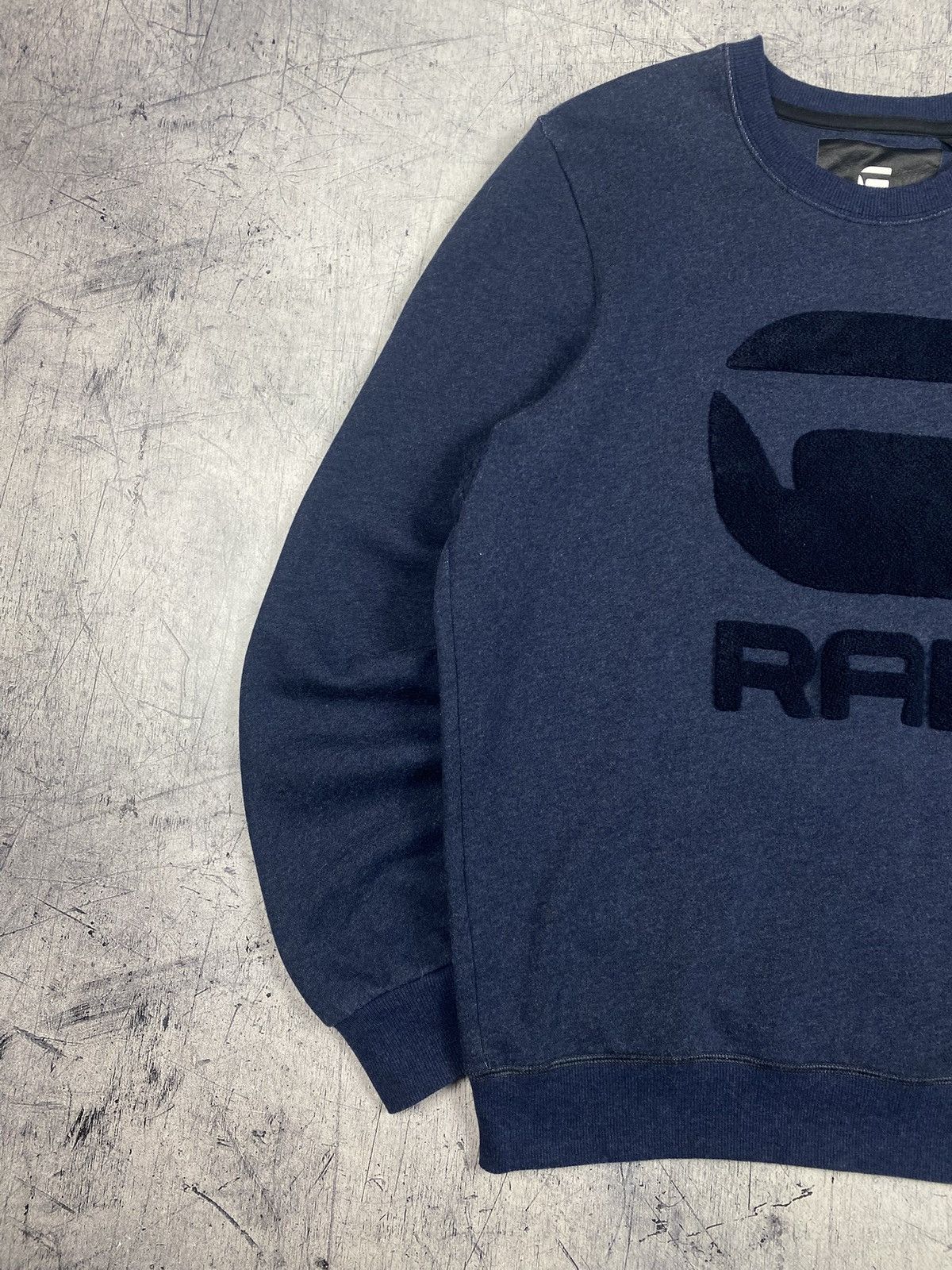 G-Star G-Star RAW Yster Big Logo Crewneck Sweatshirt Size US XL / EU 56 / 4 - 3 Thumbnail