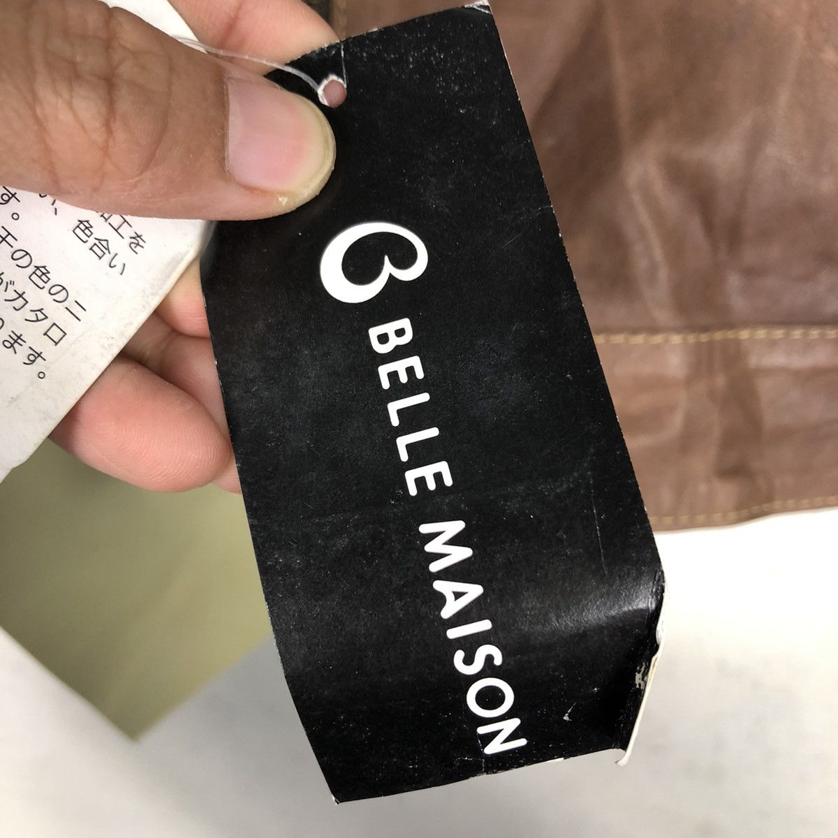 Japanese Brand 📌Vintage Leather Jacket Cropped Belle Maison Issey Miyake Size US M / EU 48-50 / 2 - 22 Thumbnail