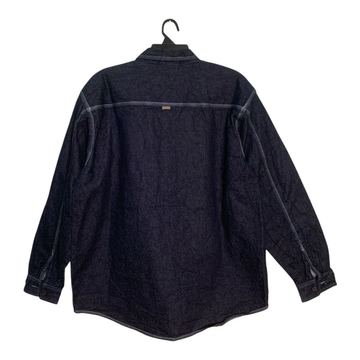 Marc Buchanan × Pelle Pelle Rare Design Pelle Pelle Marc Buchanan Denim Shirts Size US L / EU 52-54 / 3 - 2 Thumbnail