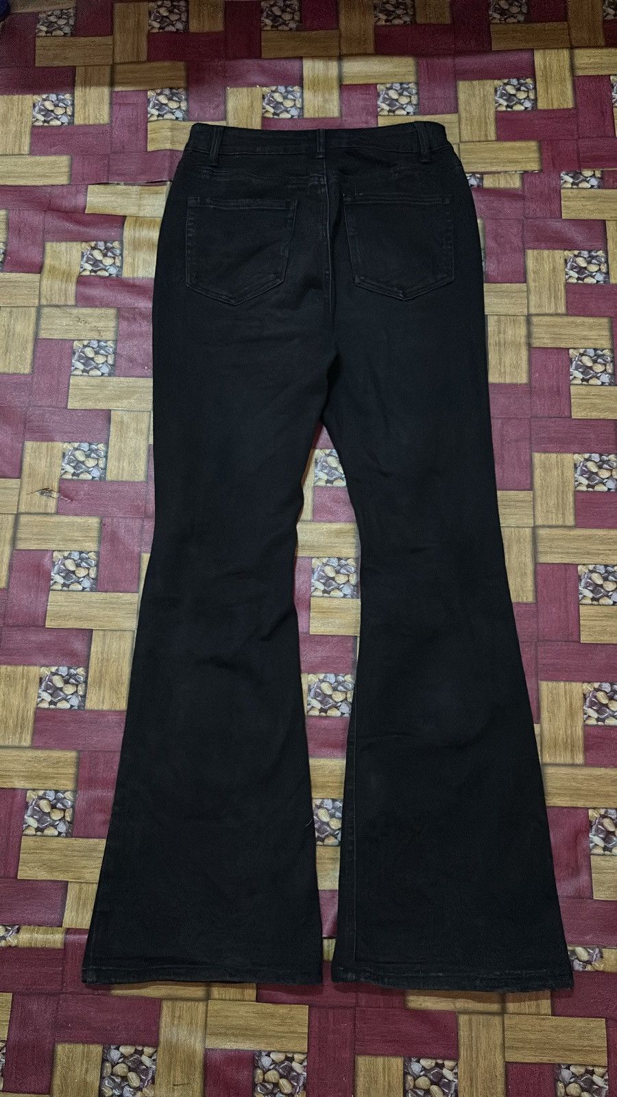 If Six Was Nine × Japanese Brand × Le Grande Bleu (L.G.B.) Wax Jeans Distressed Flare Jeans Size 28" / US 6 / IT 42 - 5 Thumbnail
