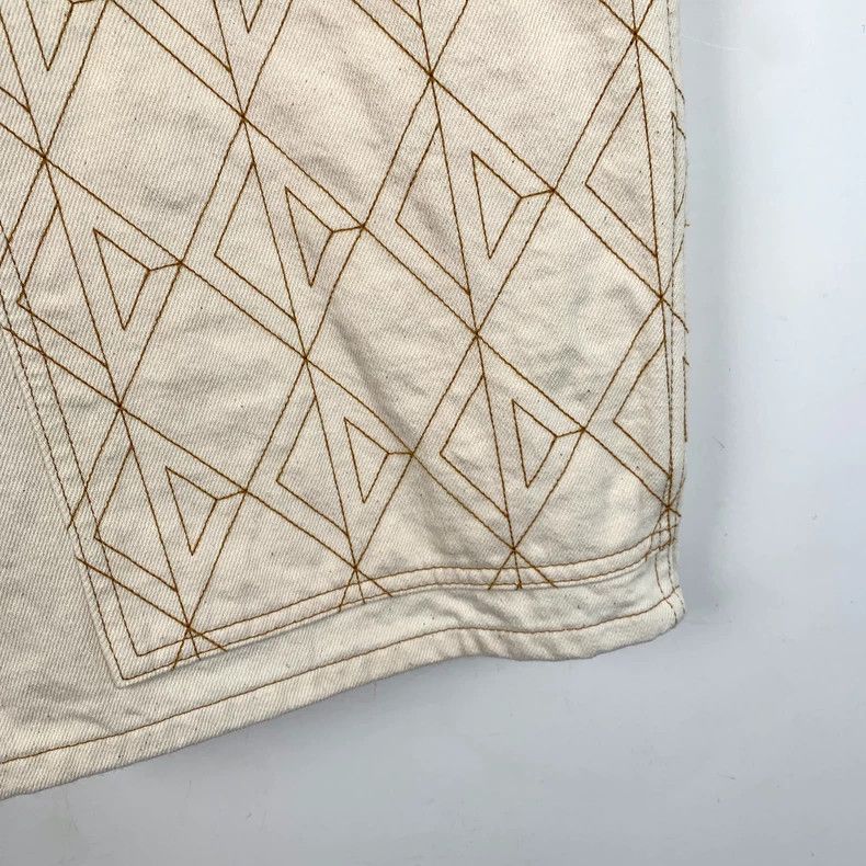 Dior Dior Denim Tears co-branded 23 beige line logo letter embro Size US 30 / EU 46 - 4 Thumbnail
