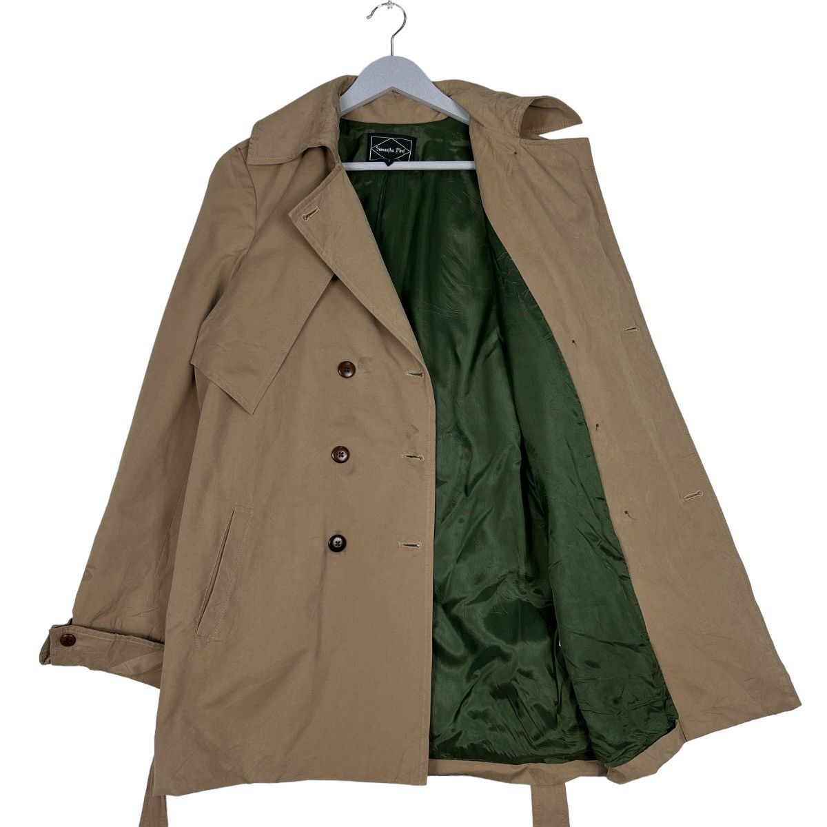 Designer 🔥 SAMANTHA PLEET TRENCH COAT MADE IN USA Size US S / EU 44-46 / 1 - 9 Thumbnail