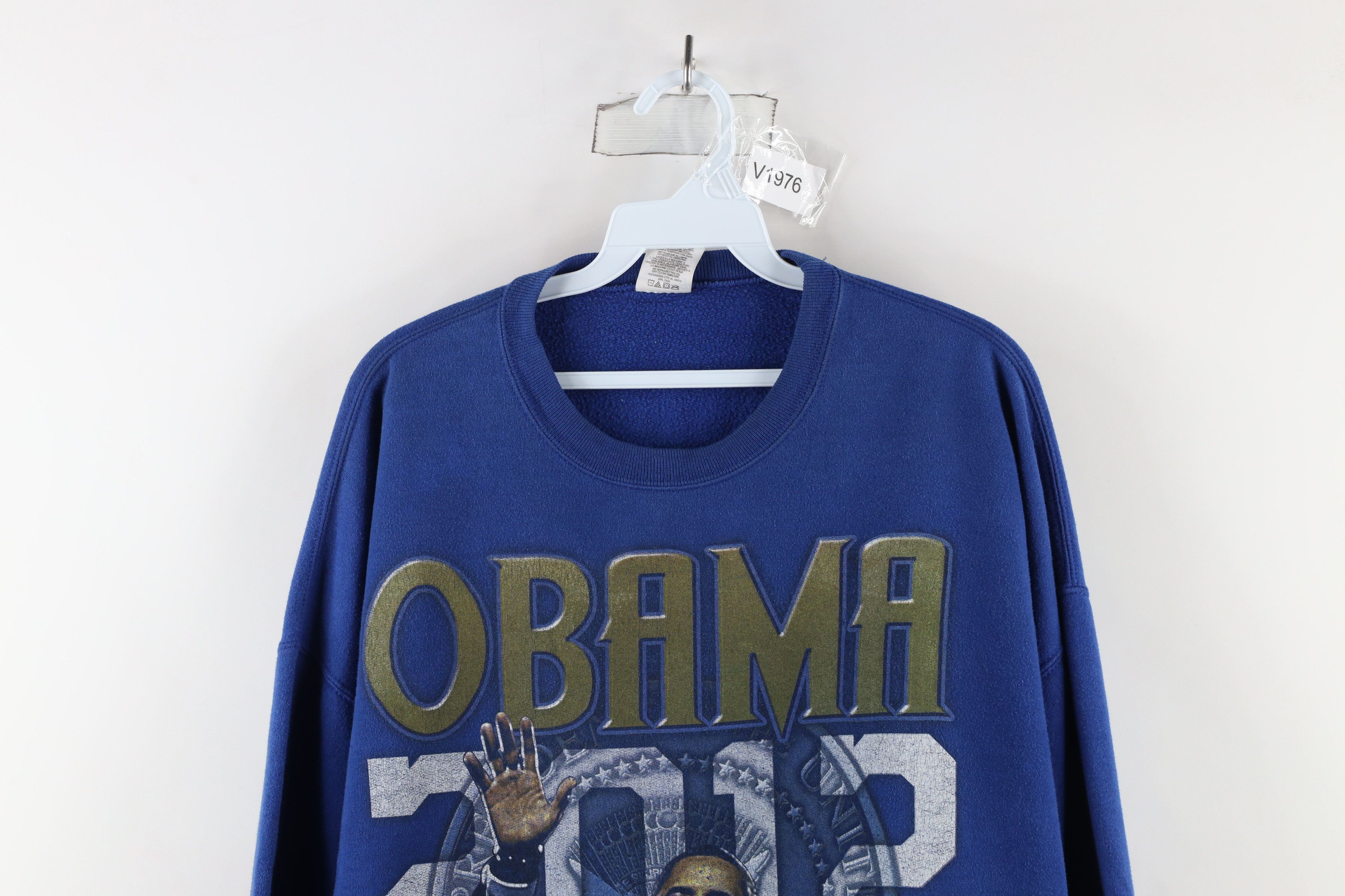 Vintage Vintage Y2K 2012 President Barack Obama Crewneck Sweatshirt Size US XL / EU 56 / 4 - 2 Thumbnail
