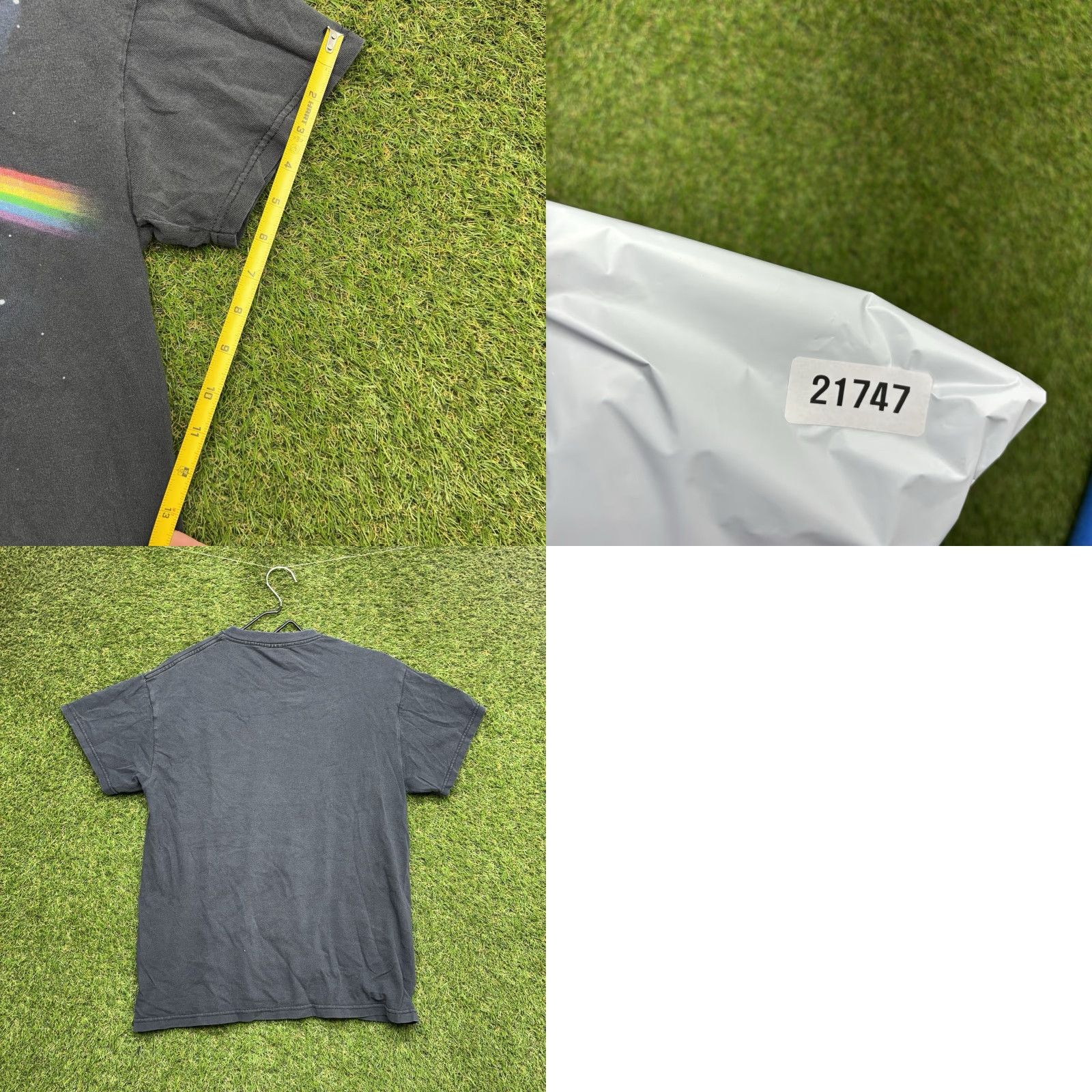 Delta VINTAGE Y2K Pink Floyd Shirt Mens Small Black Dark Side Of The Moon T Tee Rock Graphic Print Size US S / EU 44-46 / 1 - 8 Thumbnail