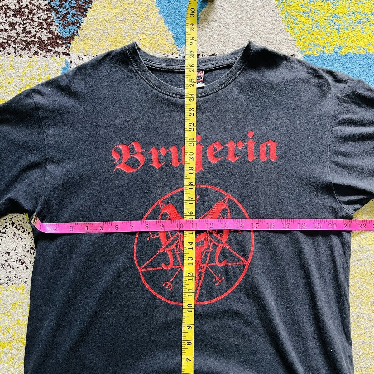 Band Tees Faded Brujeria Extreme Metal Band USA TShirt Size US L / EU 52-54 / 3 - 14 Thumbnail