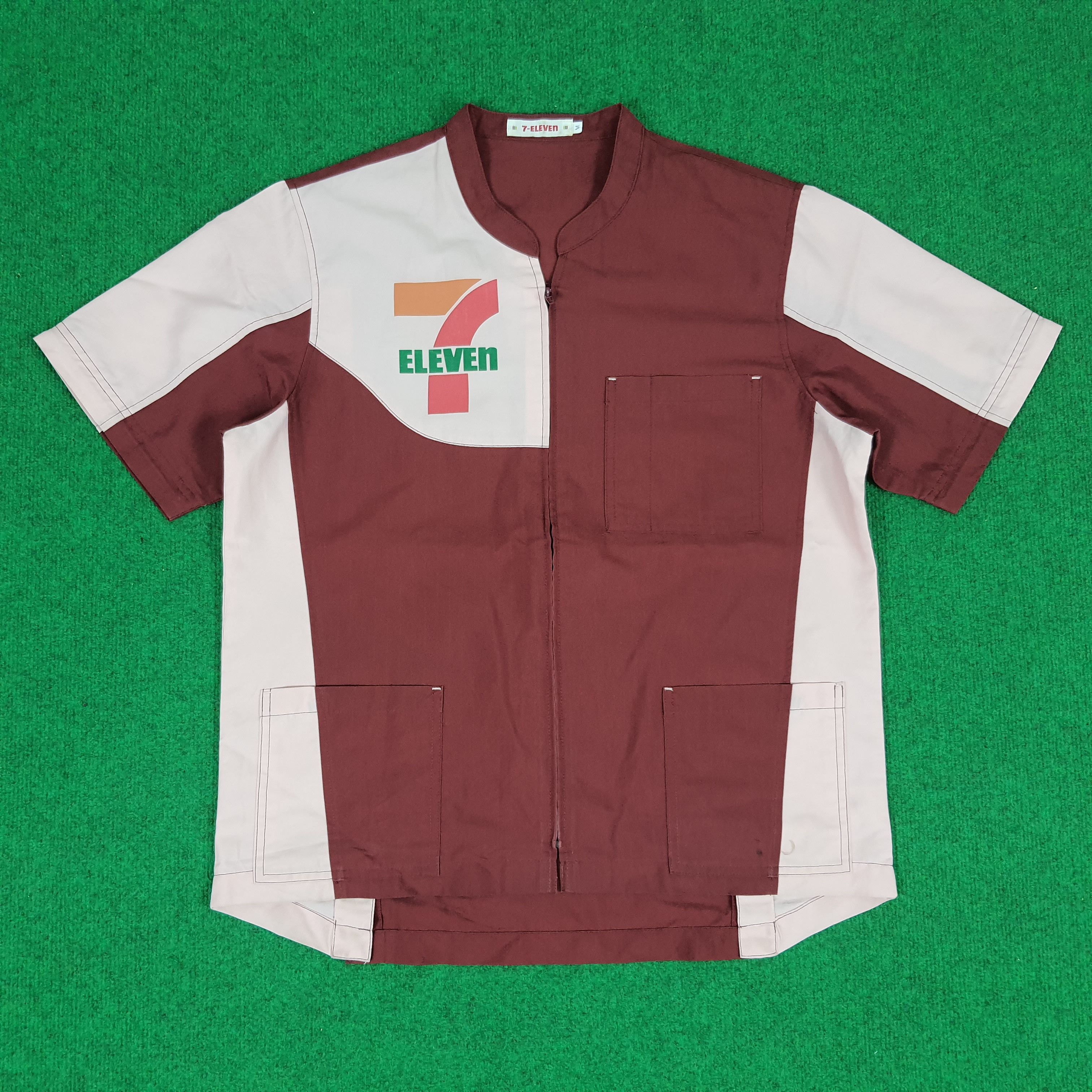 Japanese Brand Vintage 7 Eleven Japan Staff Uniform Size US M / EU 48-50 / 2 - 1 Thumbnail