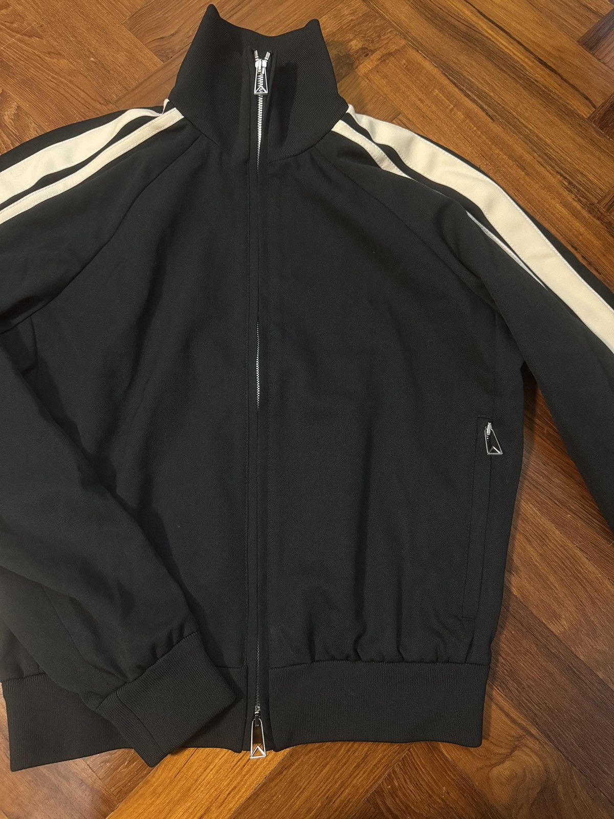 Bottega Veneta Striped Grain De Poudre Wool-blend Track Jacket Size US XS / EU 42 / 0 - 3 Thumbnail