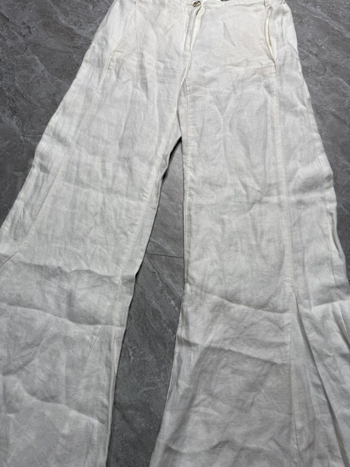 Chanel Chanel “Sample” Resort 09 Flared Rayon Pants Size 26" / US 2 / IT 38 - 8 Thumbnail