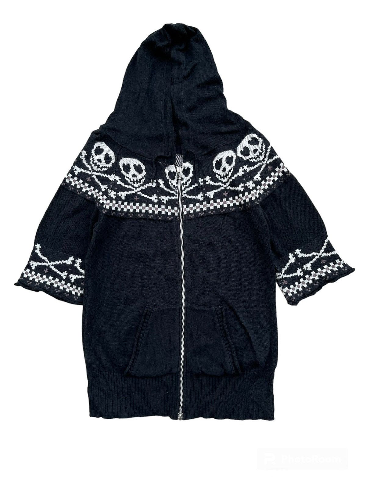 image of Skulls Seditionaries Hoodie in Black, Women's (Size XS)