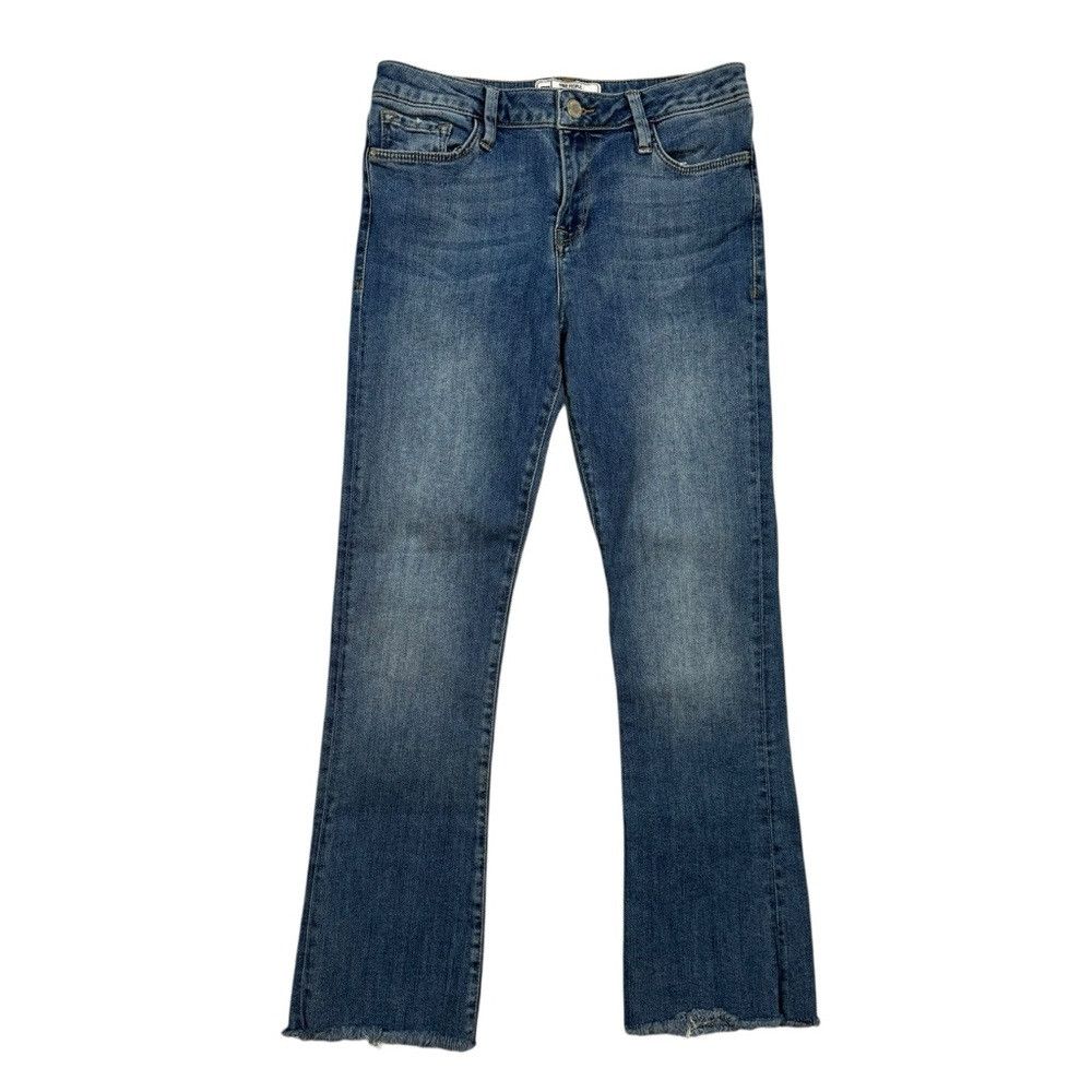 Free People Free People High Waist Crop Straight Leg Jeans Size 26 Size 26" / US 2 / IT 38 - 2 Thumbnail