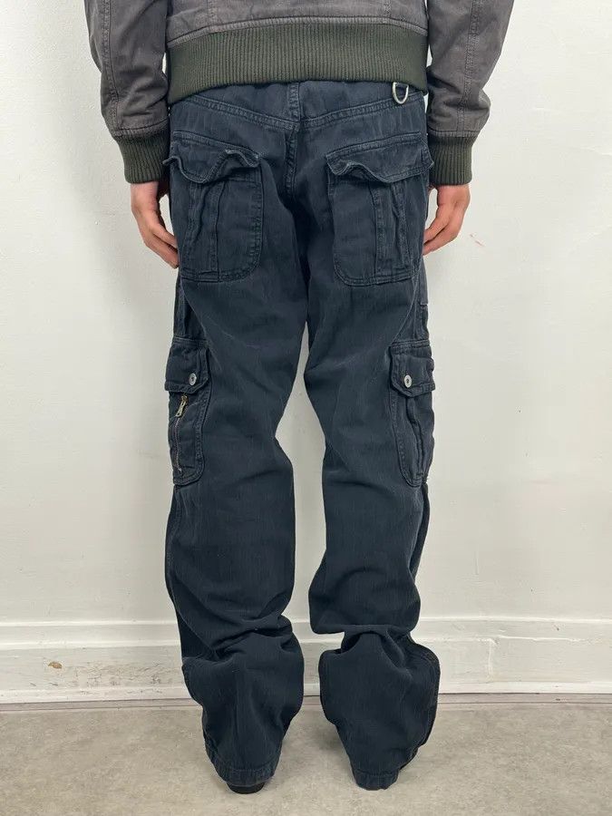 Dolce & Gabbana AW2006 Dolce & Gabbana Navy Multi-Pocket Cargo Pants Size 28" / US 6 / IT 42 - 2 Thumbnail