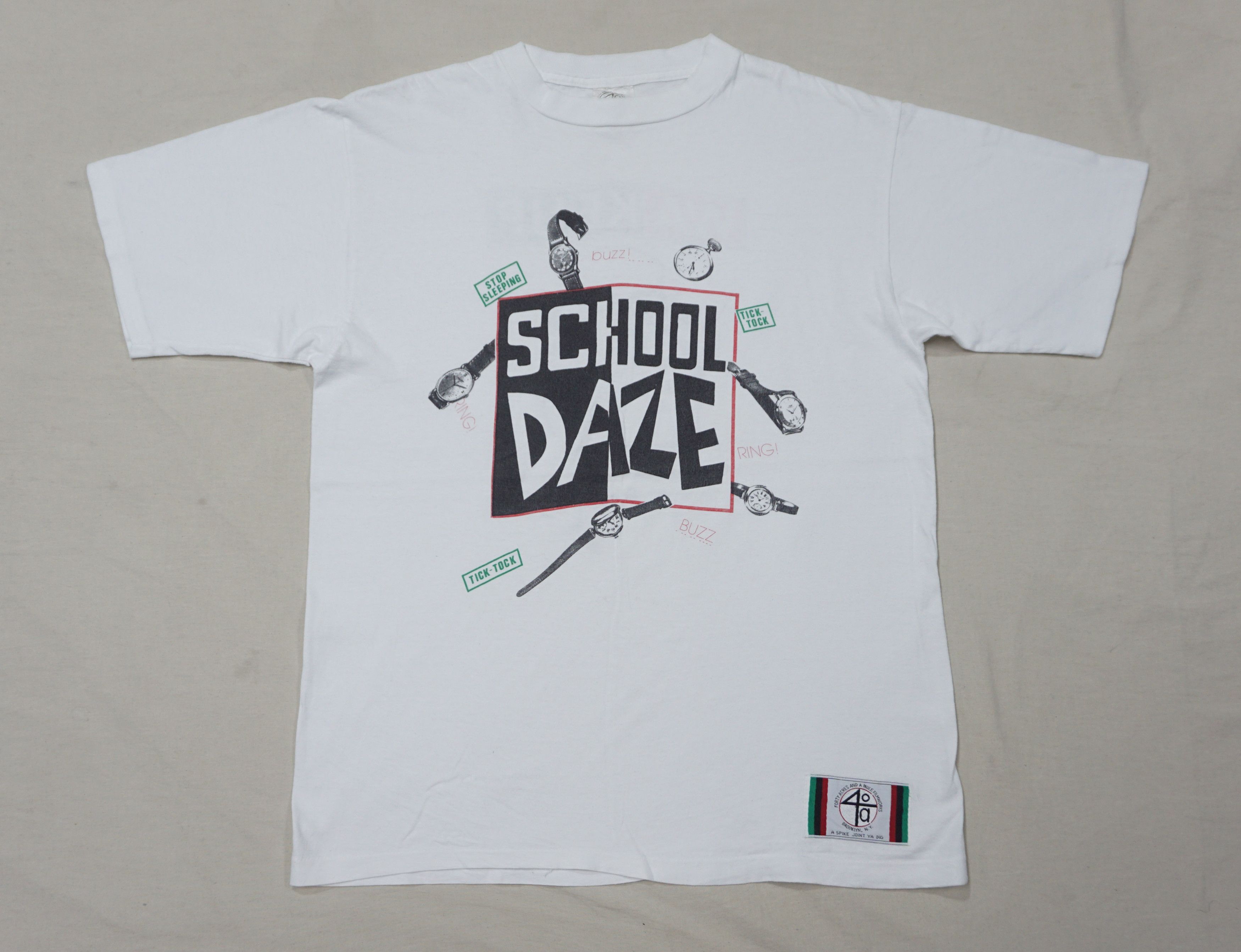 Vintage 90's Forty Acres and Mule "SCHOOL DAZE" T-Shirt Size US L / EU 52-54 / 3 - 1 Thumbnail