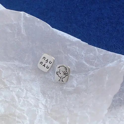 Jewelry New Design Earrings One Pairs Chrome Jewelry Size ONE SIZE - 2 Thumbnail