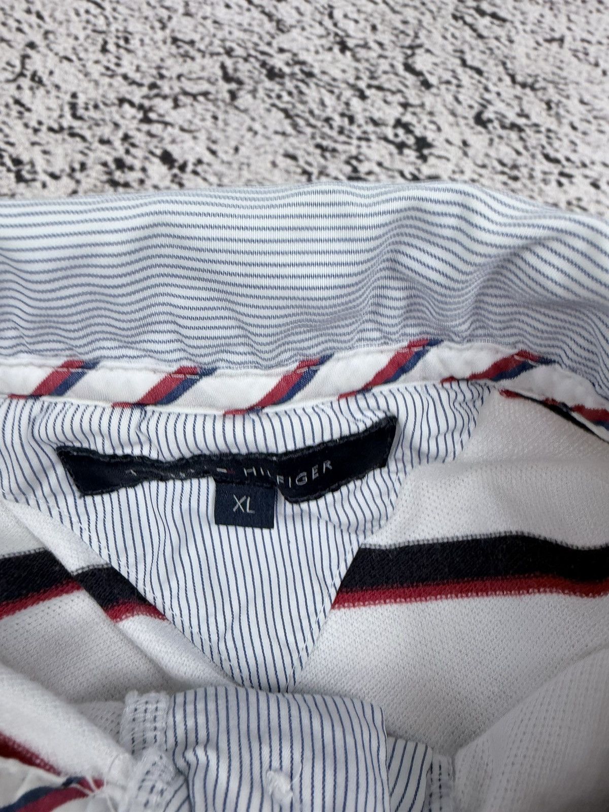 Tommy Hilfiger Tommy Hilfiger Heritage Big Crest Striped Polo Shirt XL⁠ Size US XL / EU 56 / 4 - 8 Thumbnail