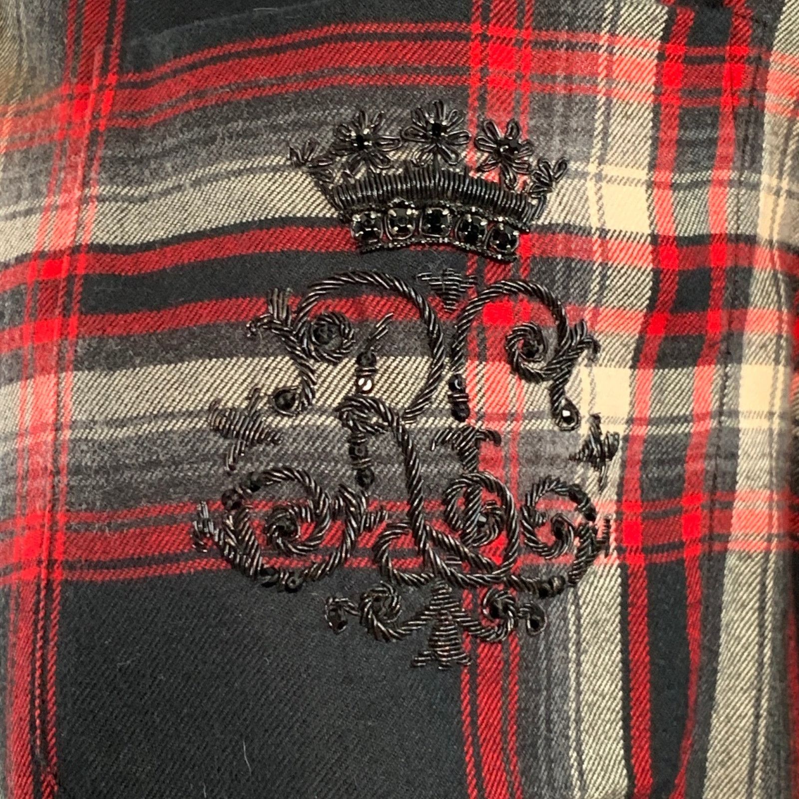 Ralph Lauren RALPH LAUREN Black Red White Cotton Plaid One Pocket Shirt Size XS / US 0-2 / IT 36-38 - 2 Thumbnail