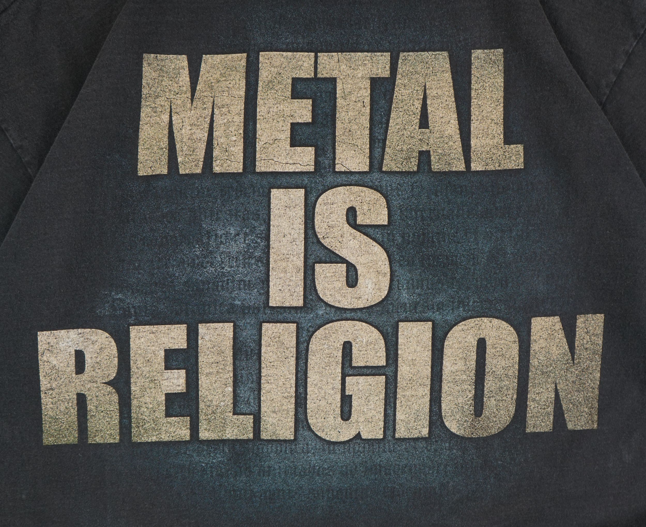 Band Tees × Vintage Vintage 2000s Powerwolf T-Shirt Metal Is Religion Size US L / EU 52-54 / 3 - 9 Thumbnail