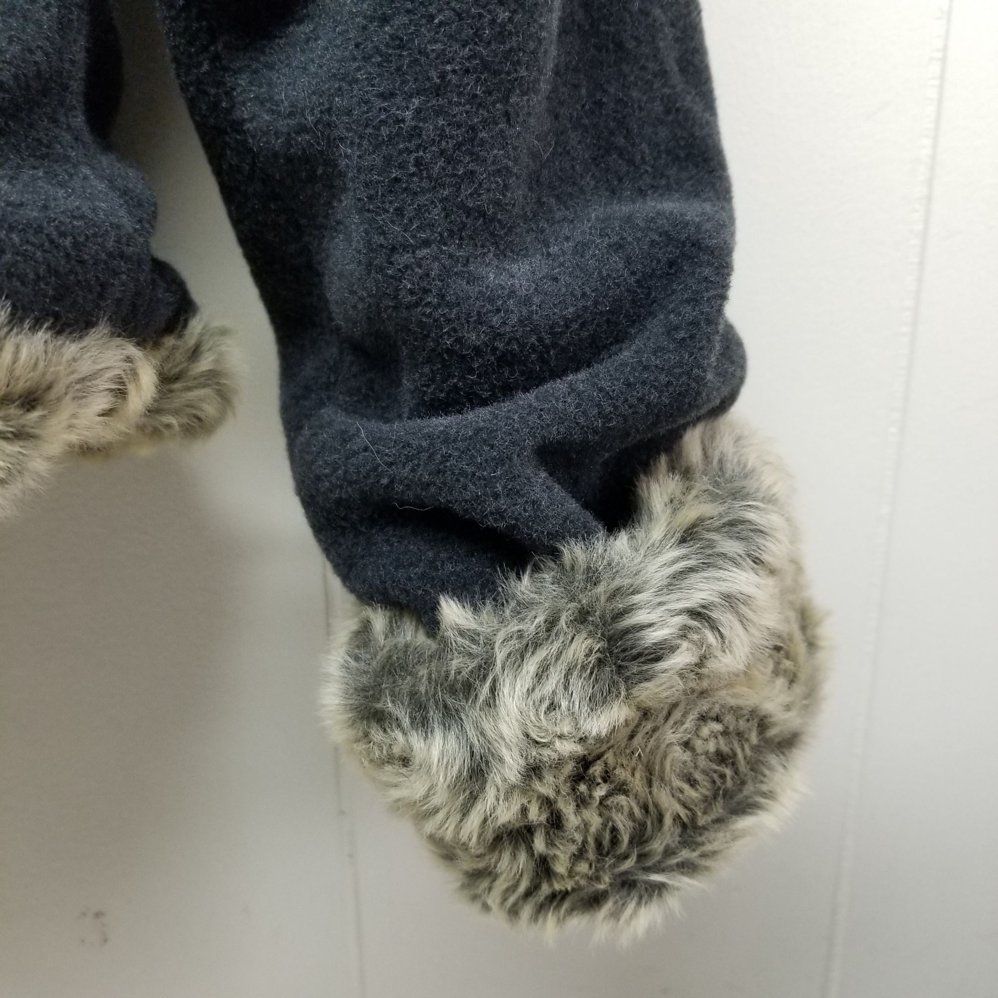 Fjallraven Fjall Wool M Coat USA Charcoal Gray Faux Fur Lined Toggle BI Size M / US 6-8 / IT 42-44 - 6 Thumbnail