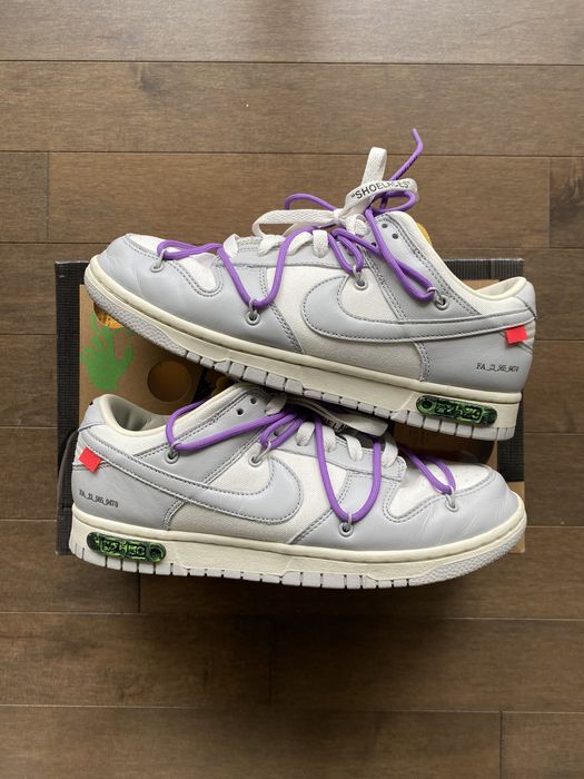 Nike Off-White x Nike Dunk Low 'Lot 47 of 50' | Grailed