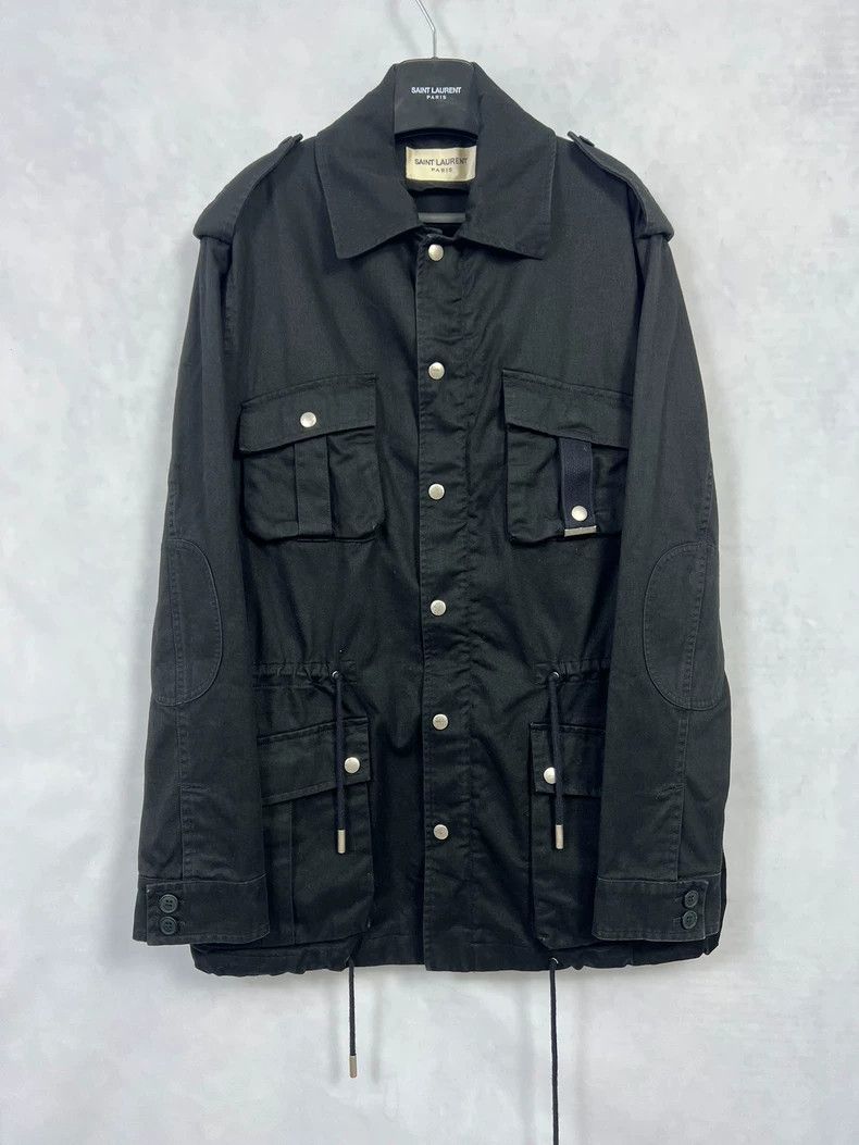 Saint Laurent Paris Saint Laurent Black Four-Pocket Parka Jacket Size US M / EU 48-50 / 2 - 1 Thumbnail