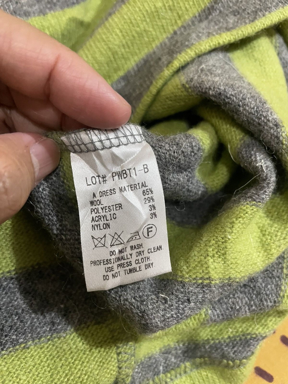Japanese Brand Pherrows Sportswear Knit Sweater Size L / US 10 / IT 46 - 10 Thumbnail
