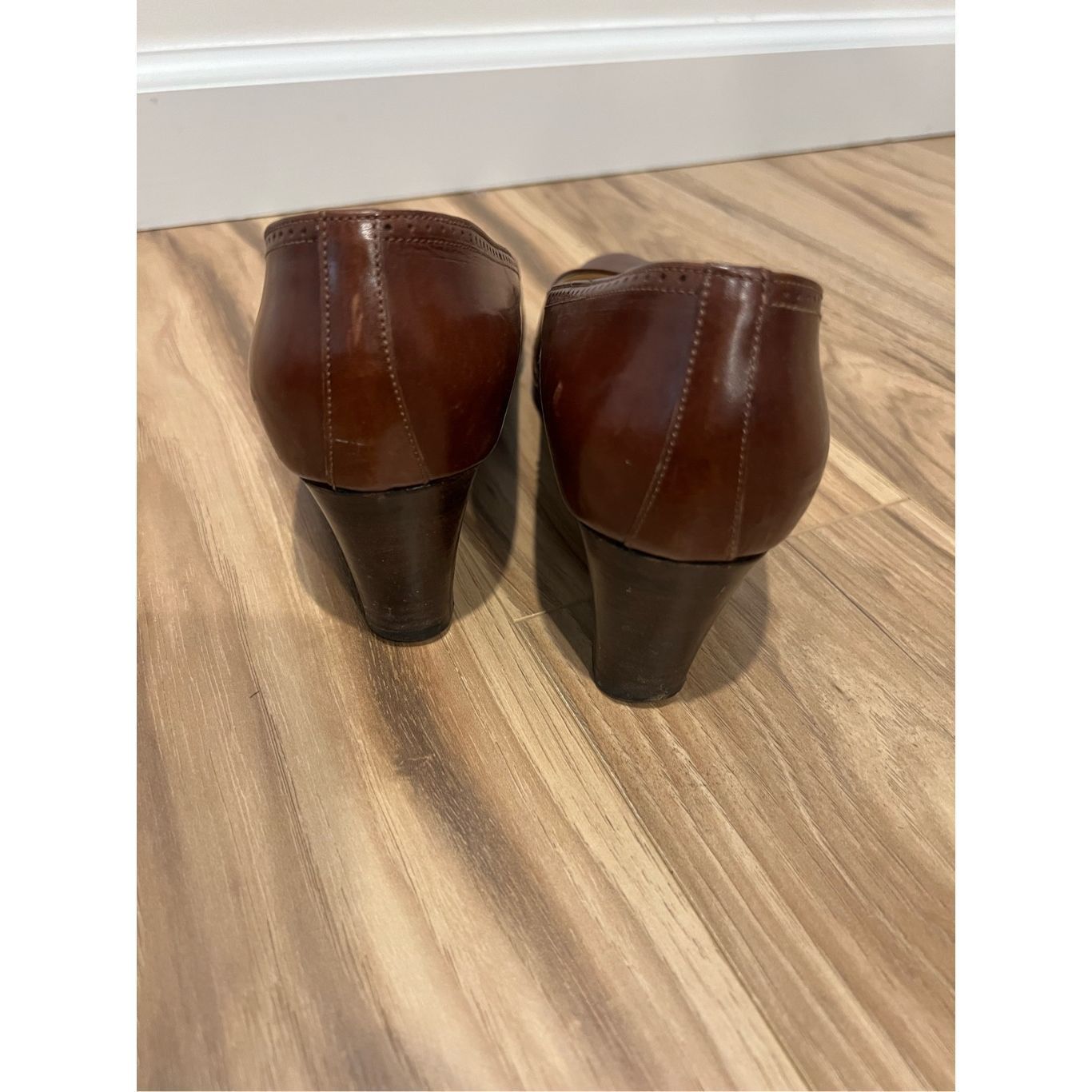 Other Quercioli Firenze Vintage Leather Heels Handmade in Italy eu Size US 8 / IT 38 - 11 Thumbnail