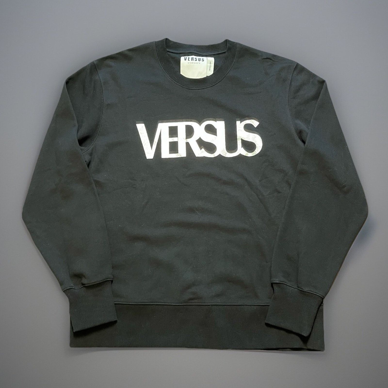 Versace Versus Sweatshirt Black Men's XL EUC Small Pinholes