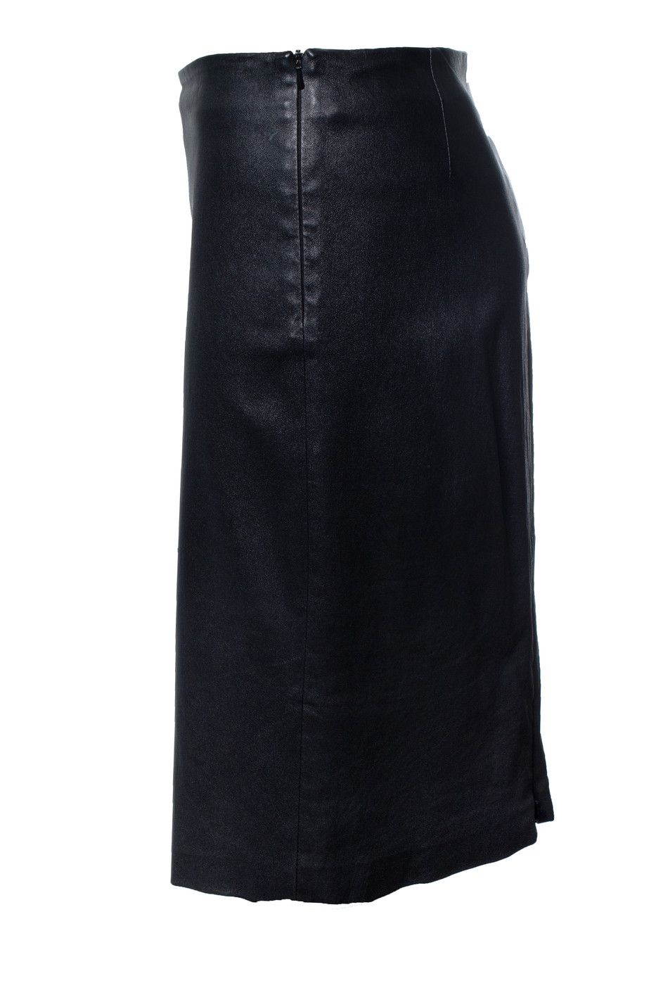 The Row The Row, leather midi skirt with zipper Size 30" / US 8 / IT 44 - 2 Thumbnail