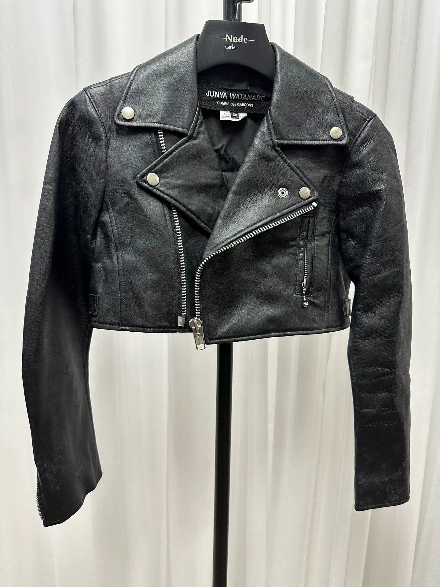 Junya Watanabe Junya Watanabe Biker Cropped Jacket XS Size XS / US 0-2 / IT 36-38 - 1 Thumbnail