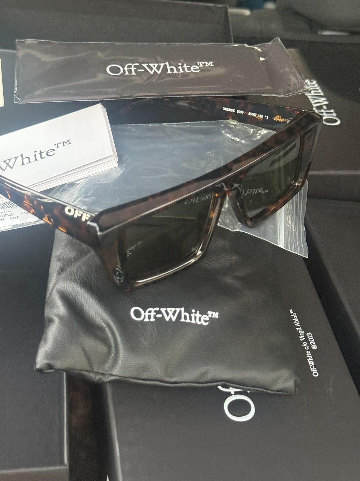 Off-White Off-White Sunglasses HARTFORD with Tortoiseshell Frame Size ONE SIZE - 2 Thumbnail