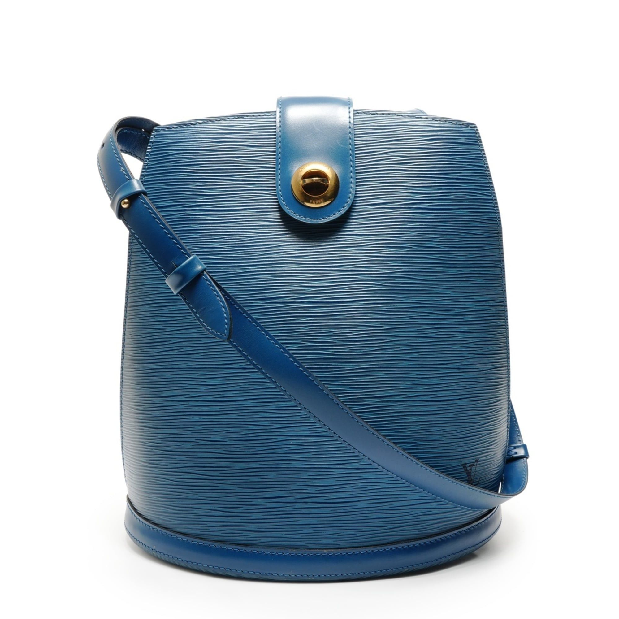 Louis Vuitton Louis Vuitton 1995 Epi Cluny Shoulder Bag Blue Size ONE SIZE - 1 Thumbnail