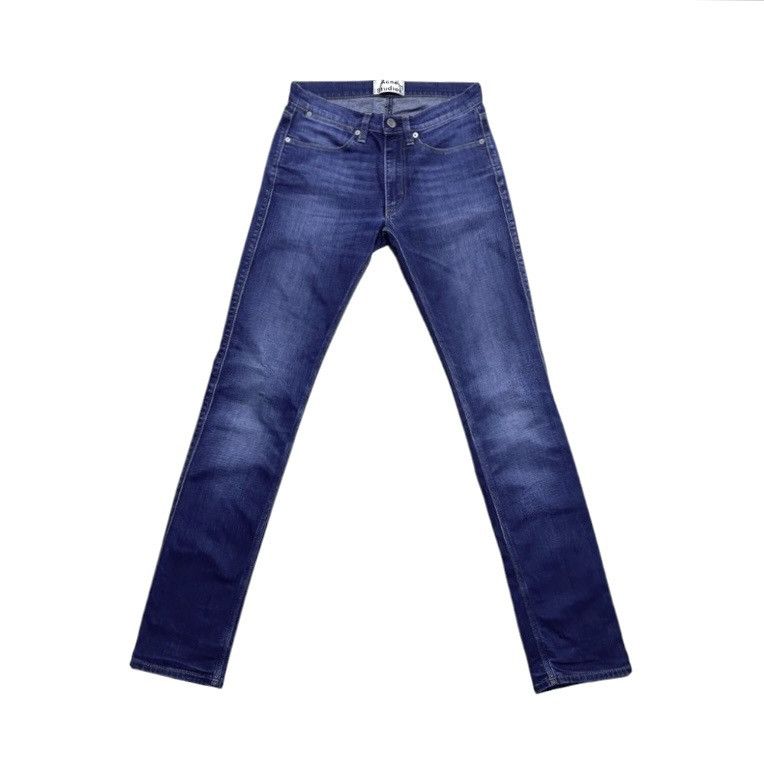 Acne Studios Womens Acne Studios Max Prince Washed Navy Jeans Denim Thick Size 28" / US 6 / IT 42 - 1 Thumbnail