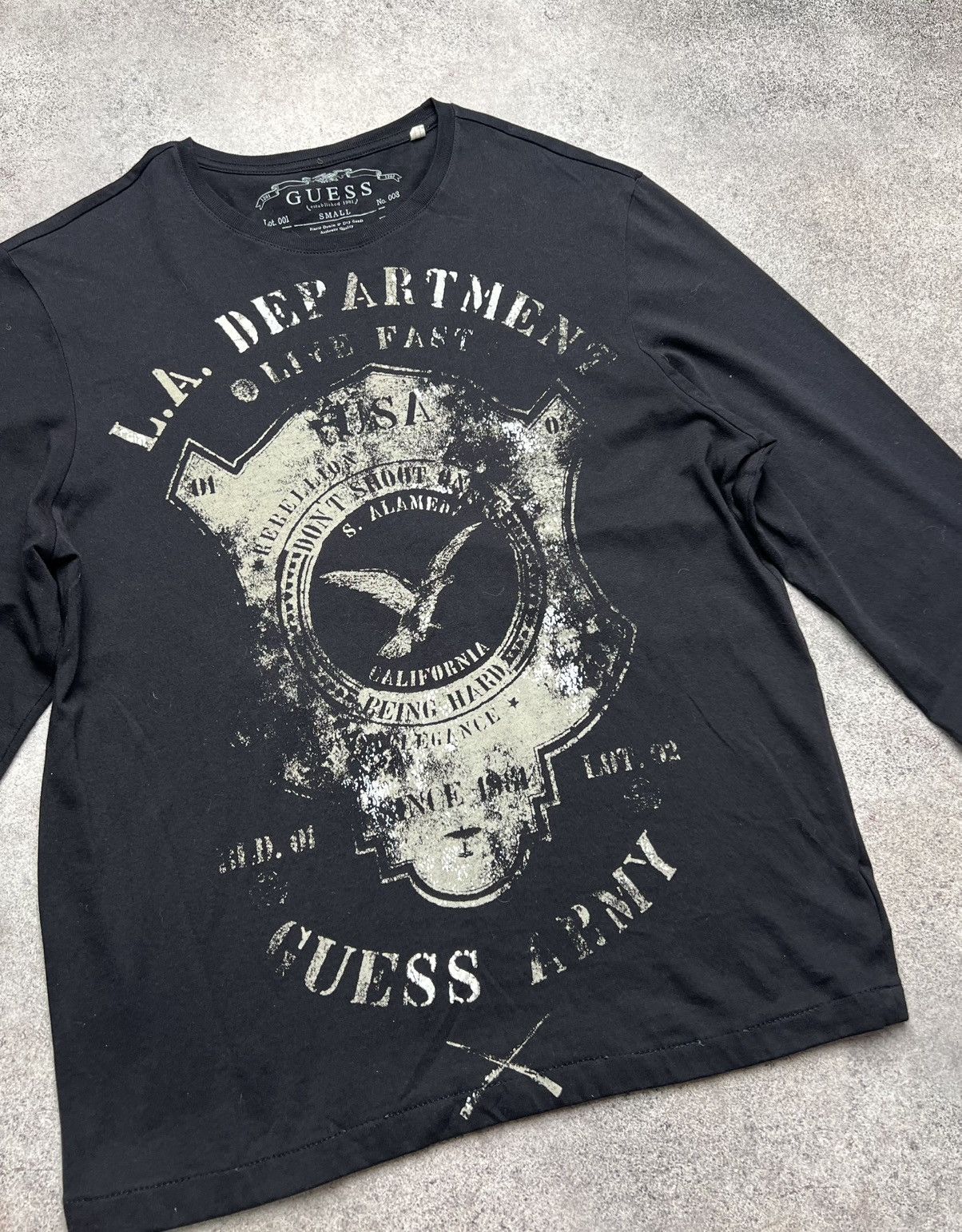 Guess Guess army printed long sleeve Size US S / EU 44-46 / 1 - 3 Thumbnail