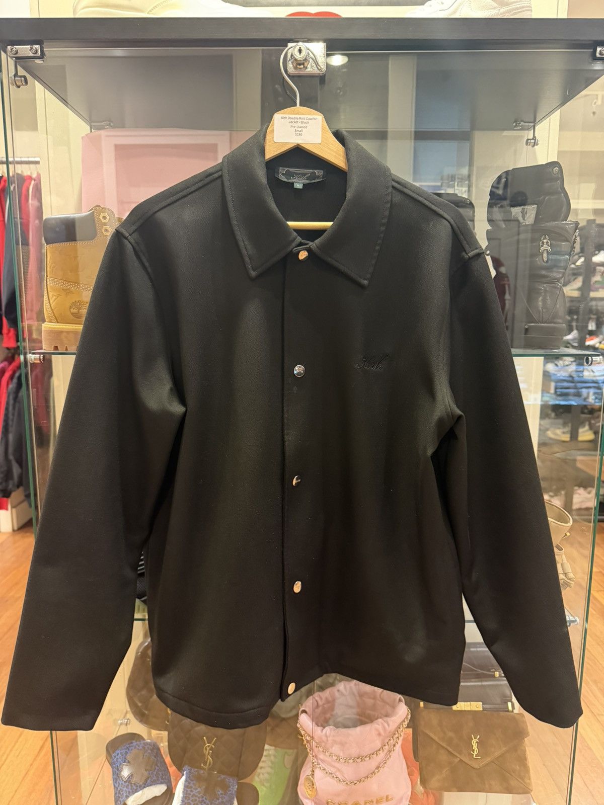 Kith Kith Double Knit Coaches Jacket Black | Grailed