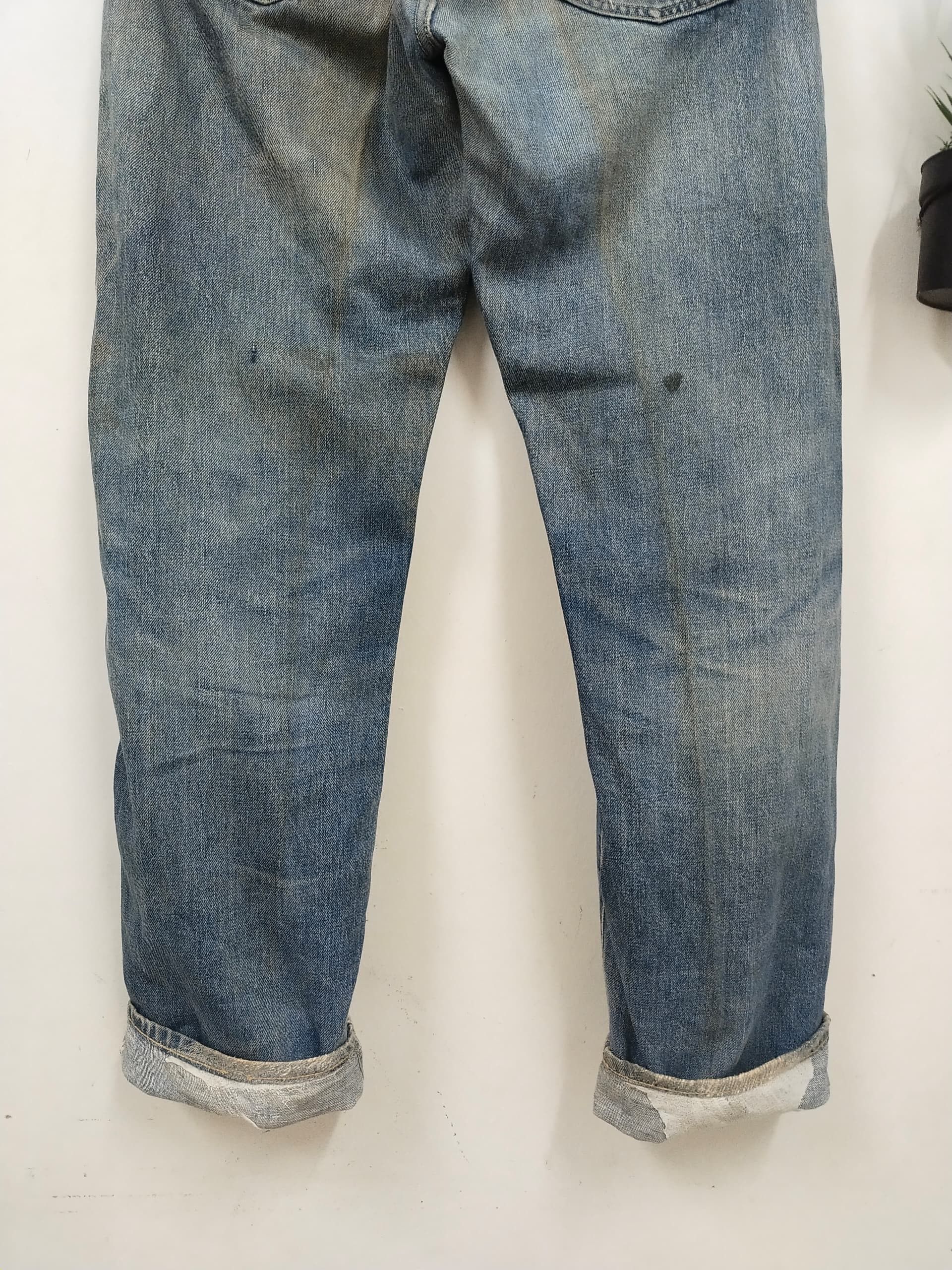 Vintage Vtg 80s 90s Nylon Jeans Selvedge Grunge Design kurt cobain Size US 32 / EU 48 - 4 Thumbnail