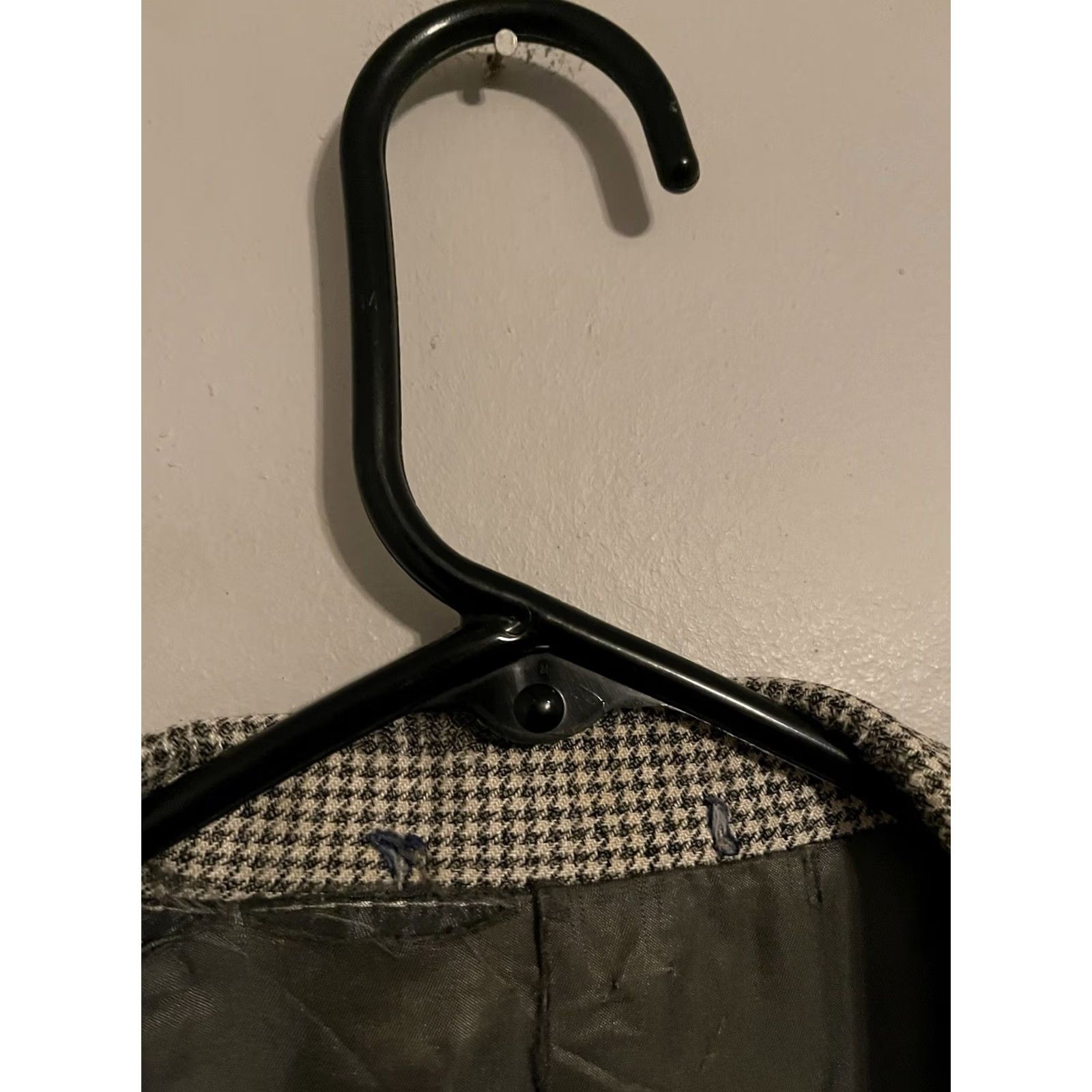 Yves Saint Laurent VINTAGE Saint Laurent Jacket Mens 46 Yves YSL Houndstooth Suit Blazer Coat Men 46R Size 46R - 5 Thumbnail
