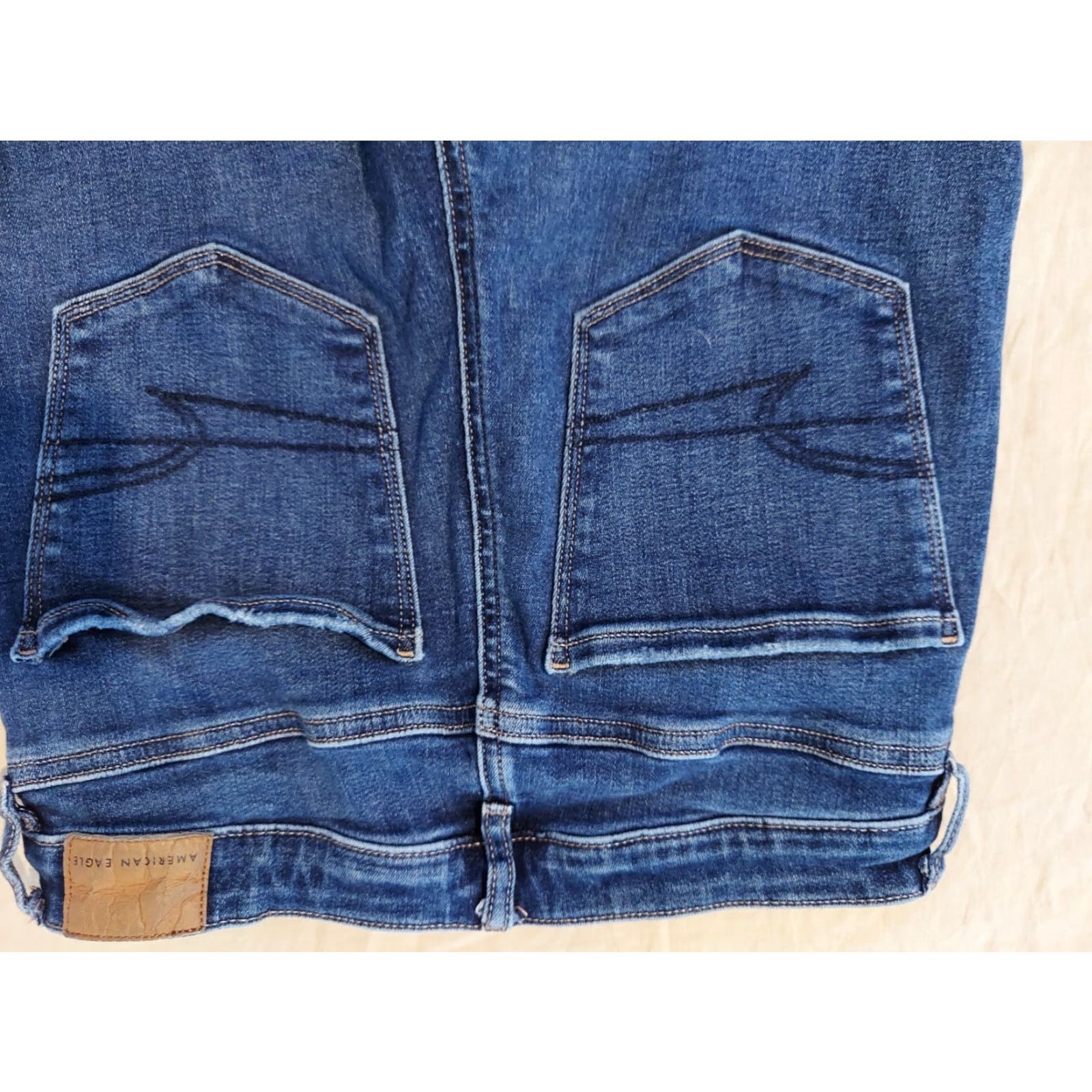 American Eagle Outfitters Womens American Eagle Outfitters Jeans 8 Short Denim Cotton Flared Blue Size 30" / US 8 / IT 44 - 2 Thumbnail