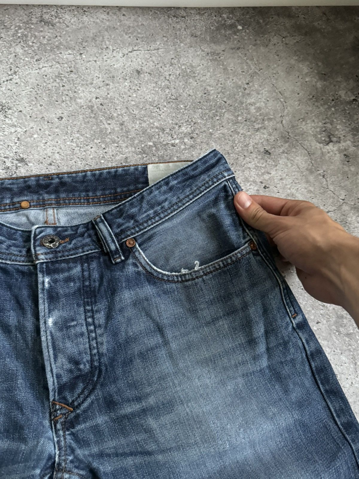 Diesel × Vintage Vintage Diesel Y2K distressed jeans pants Size US 31 - 10 Thumbnail