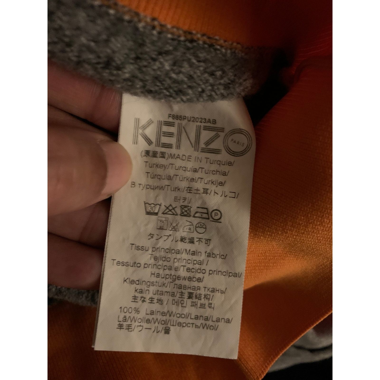 Kenzo Kenzo Tiger Sweatshirt Grey Orange Women XL Size XL / US 12-14 / IT 48-50 - 11 Thumbnail